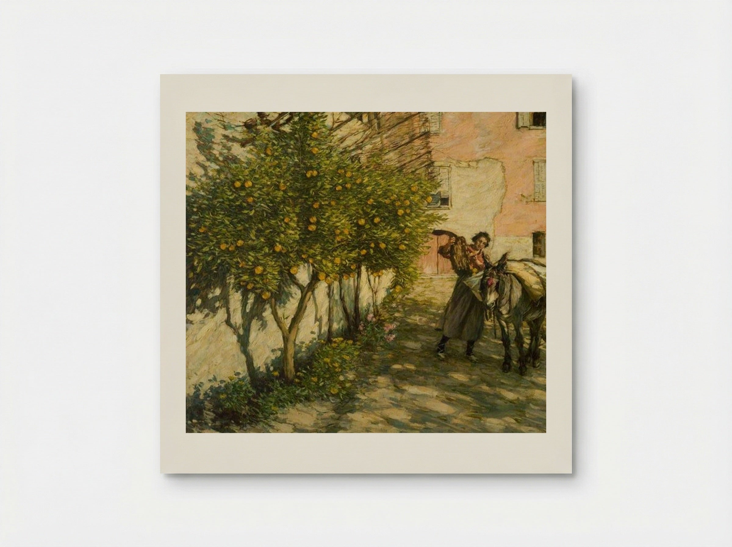 Gathering Oranges - Henry Herbert La Thangue - Poster