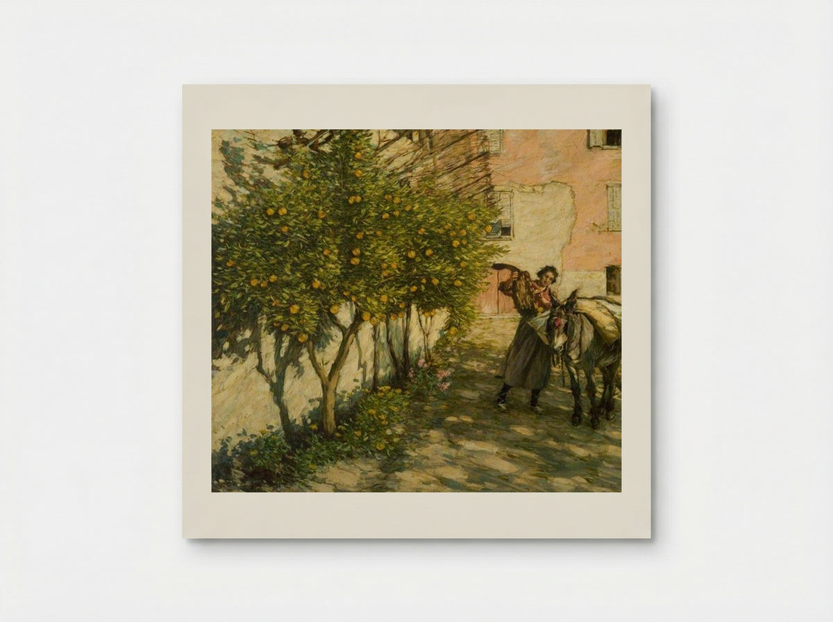 Gathering Oranges - Henry Herbert La Thangue - Poster