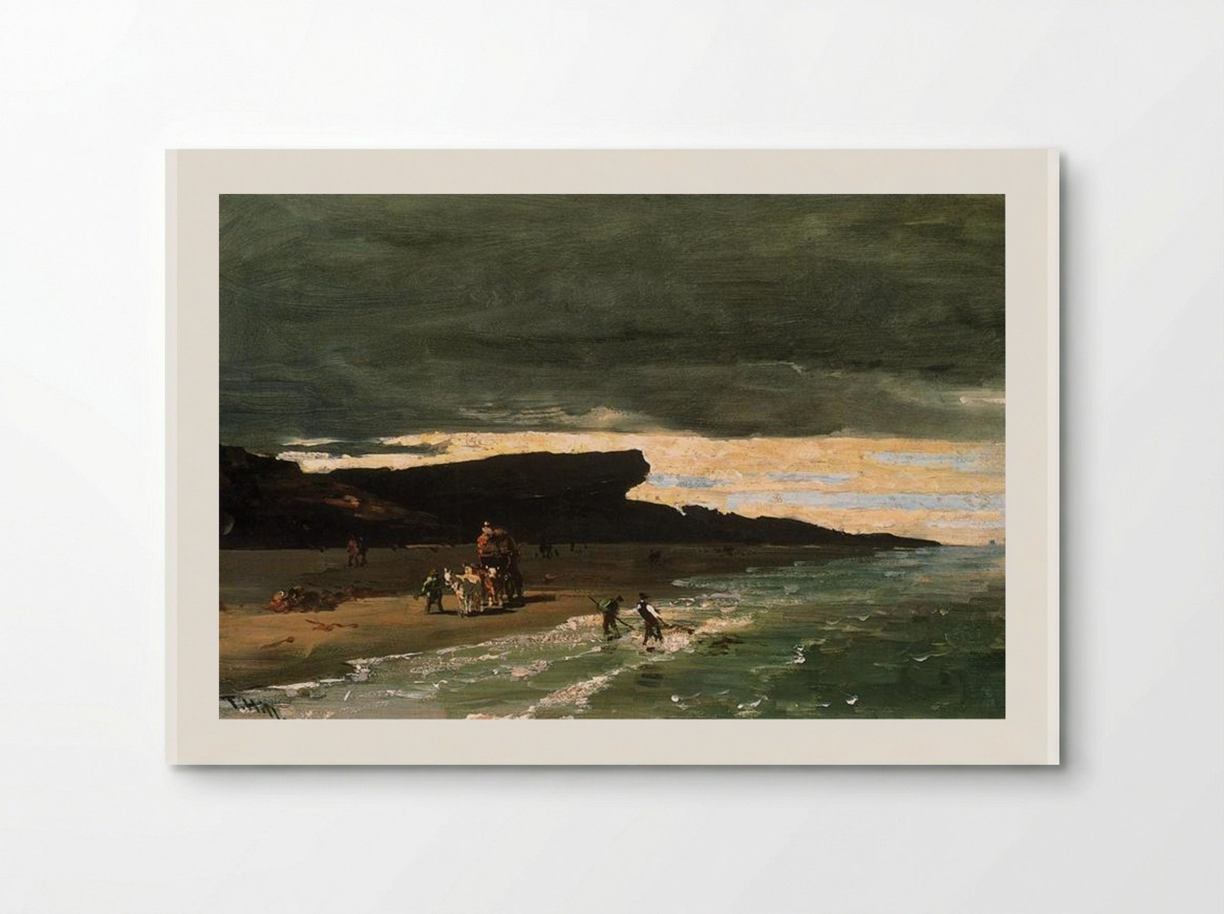 Gathering Sedge - Thomas Hill - Poster
