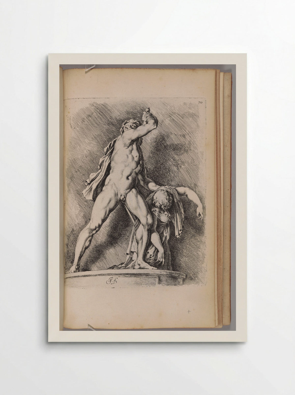 Gaul Killing his Wife and Himself - Jan de Bisschop - Poster