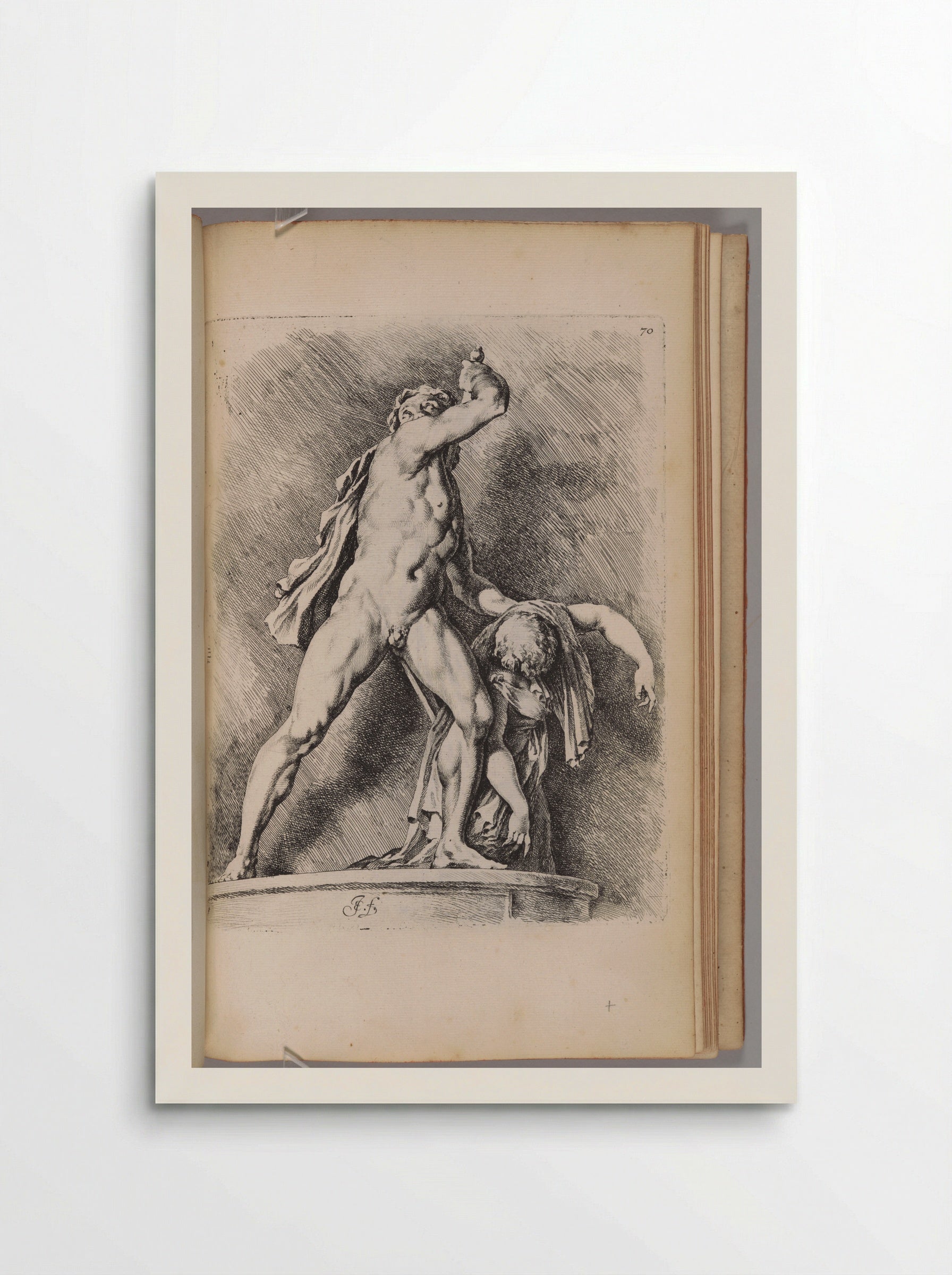 Gaul Killing his Wife and Himself - Jan de Bisschop - Poster