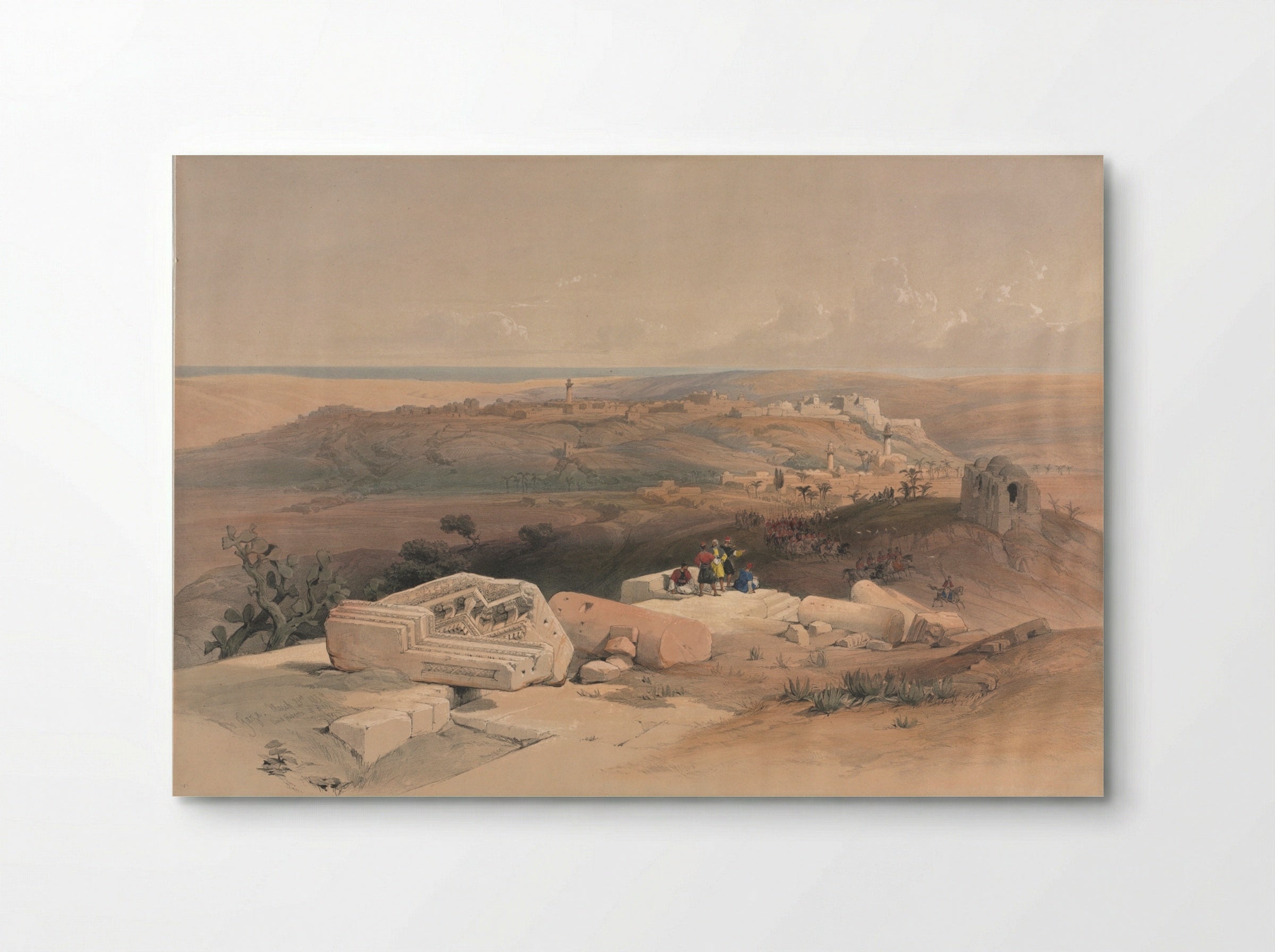 Gaza - David Roberts - Poster