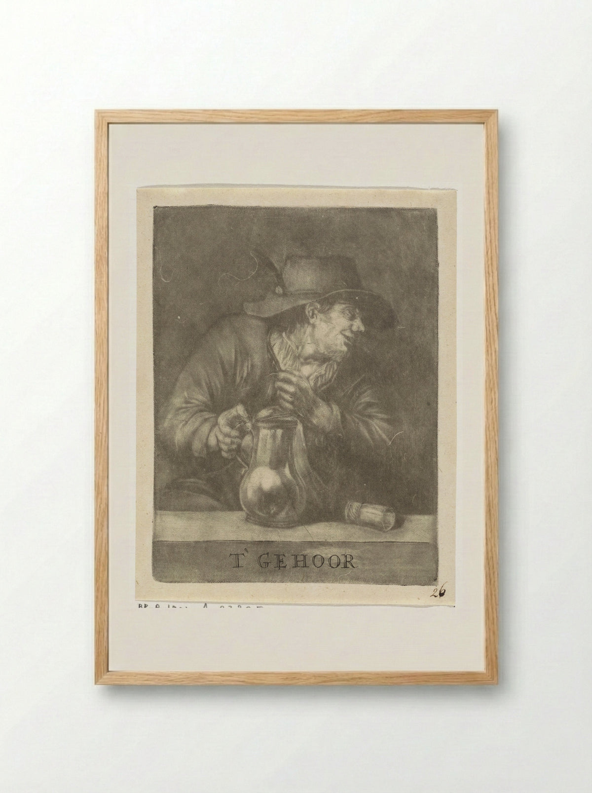 Gehoor (Hearing) - Pieter Pickaert - Framed Print Wood