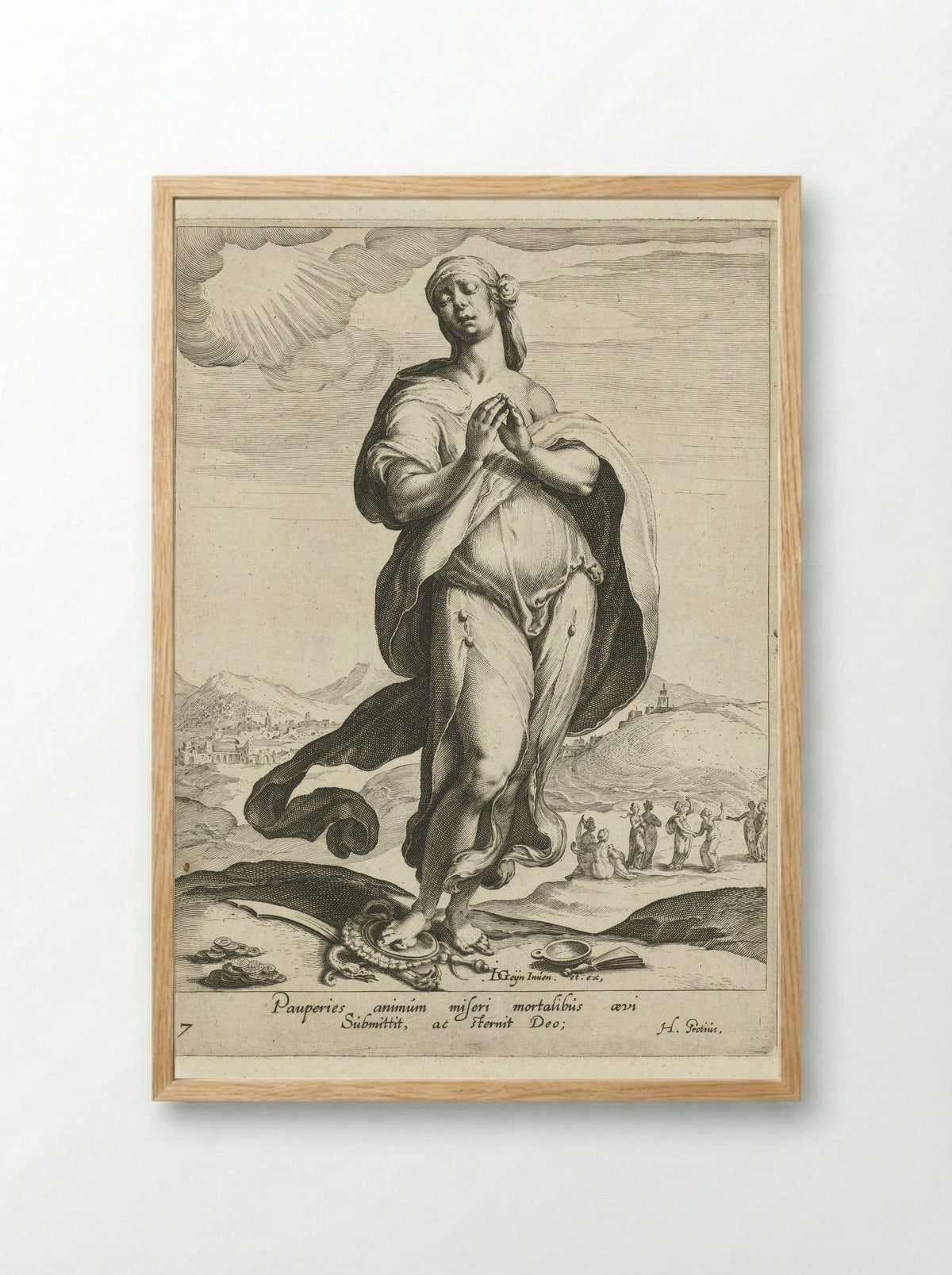 Geloof (Faith) - Zacharias Dolendo - Framed Print Wood