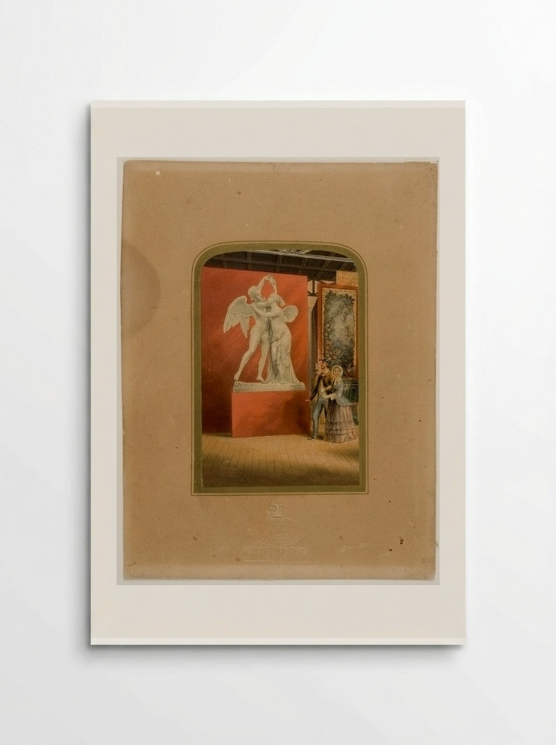 Gems of the Great Exhibition: Cupid and Psyche - George Baxter - Poster
