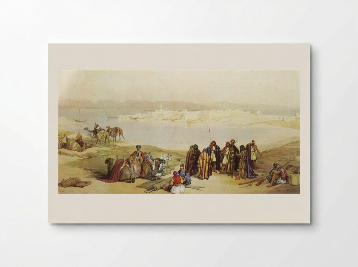 General View of Suez - David Roberts - Poster
