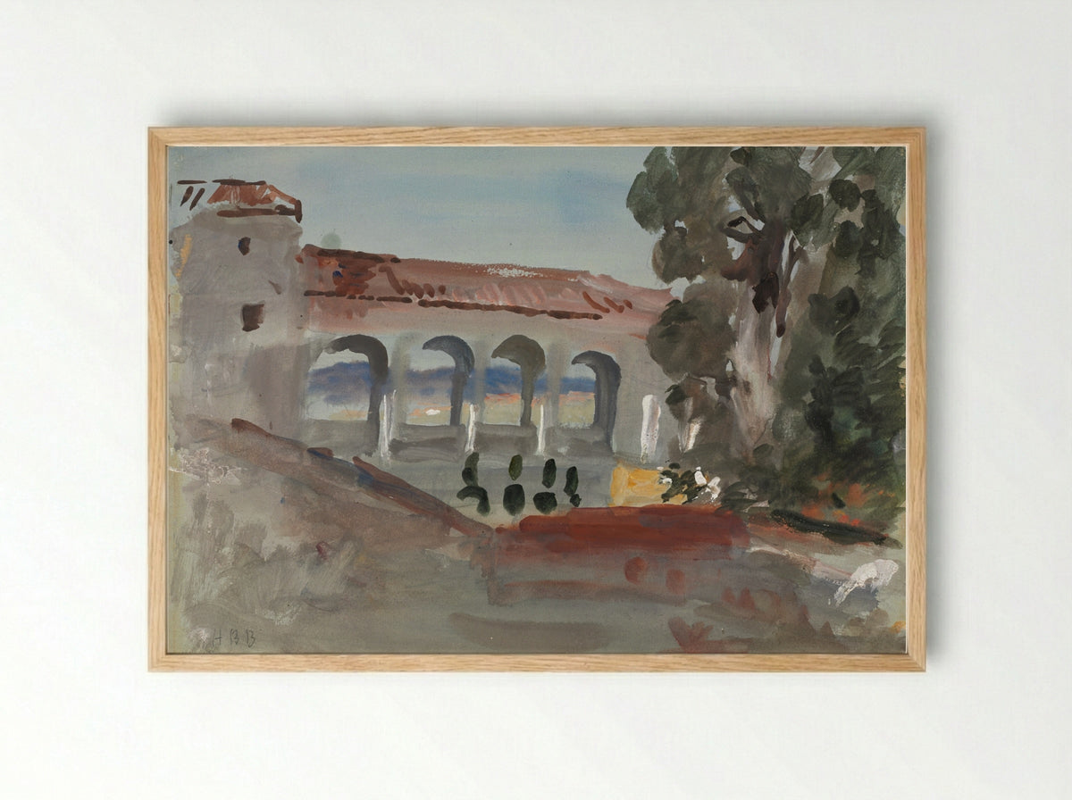 Generalife, Granada - Hercules Brabazon Brabazon - Framed Print Wood