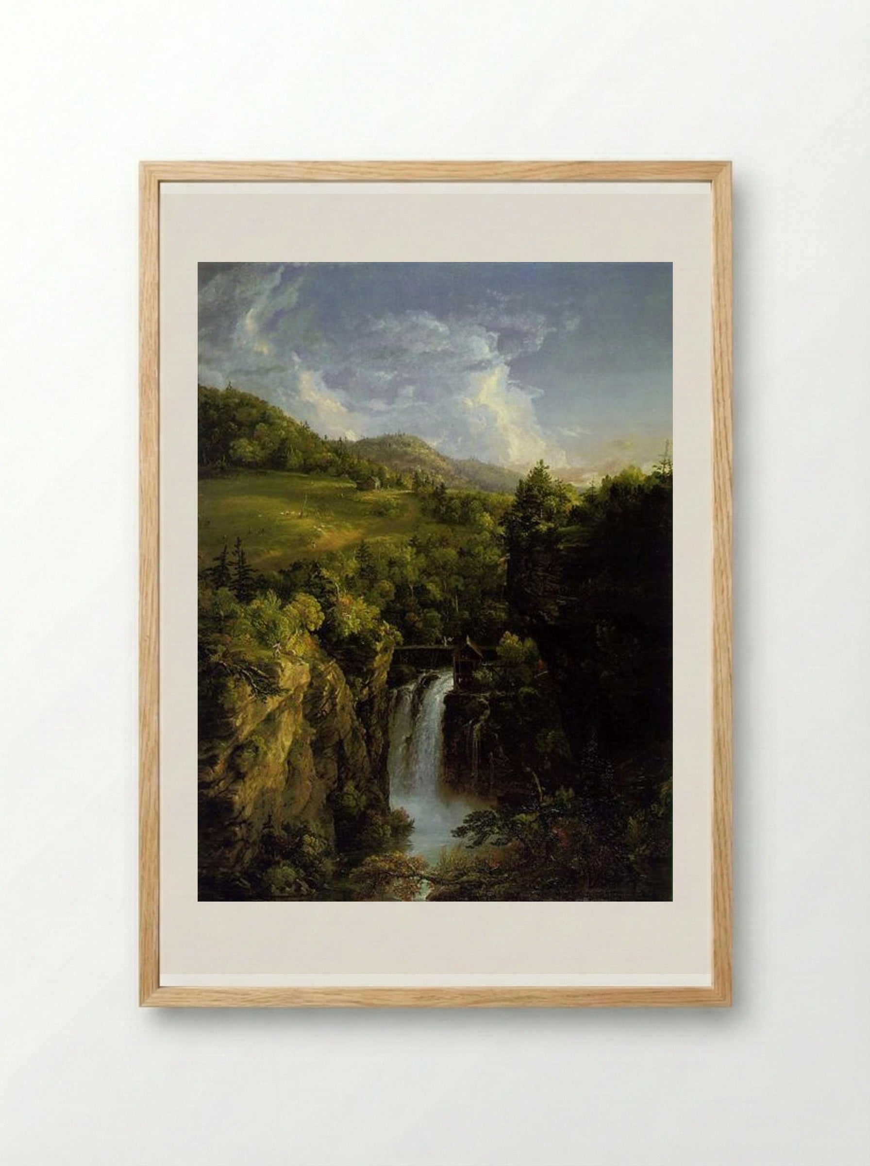 Genesee Scenery - Thomas Cole - Framed Print Wood