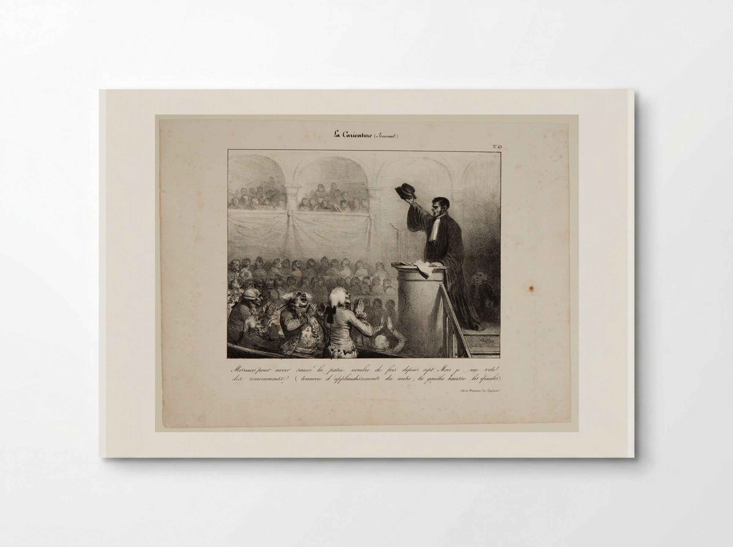 Gentlemen, for having saved the fatherland... - Denis-Auguste-Marie Raffet - Poster
