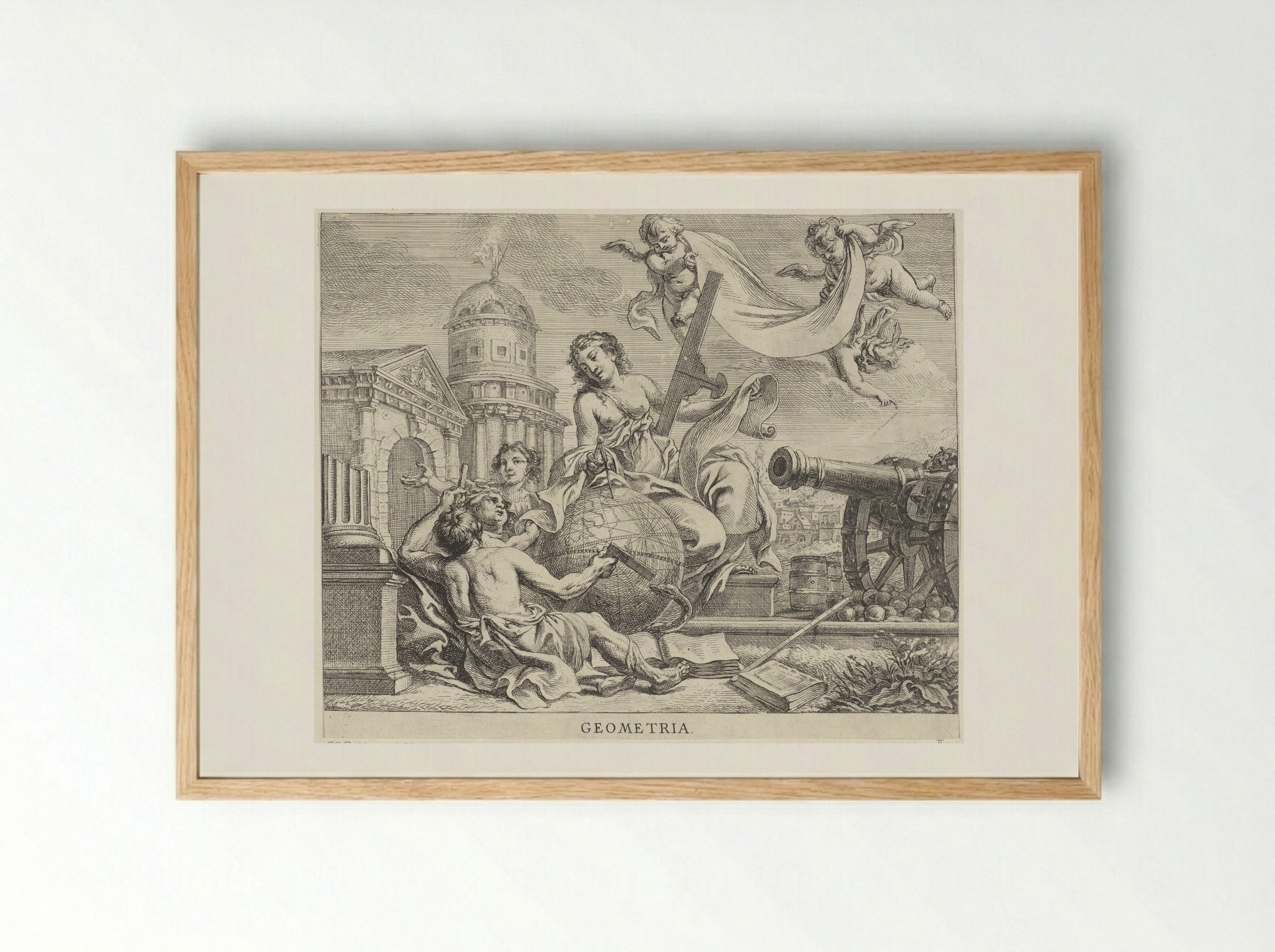 Geometria - Cornelis Schut (I) - Framed Print Wood
