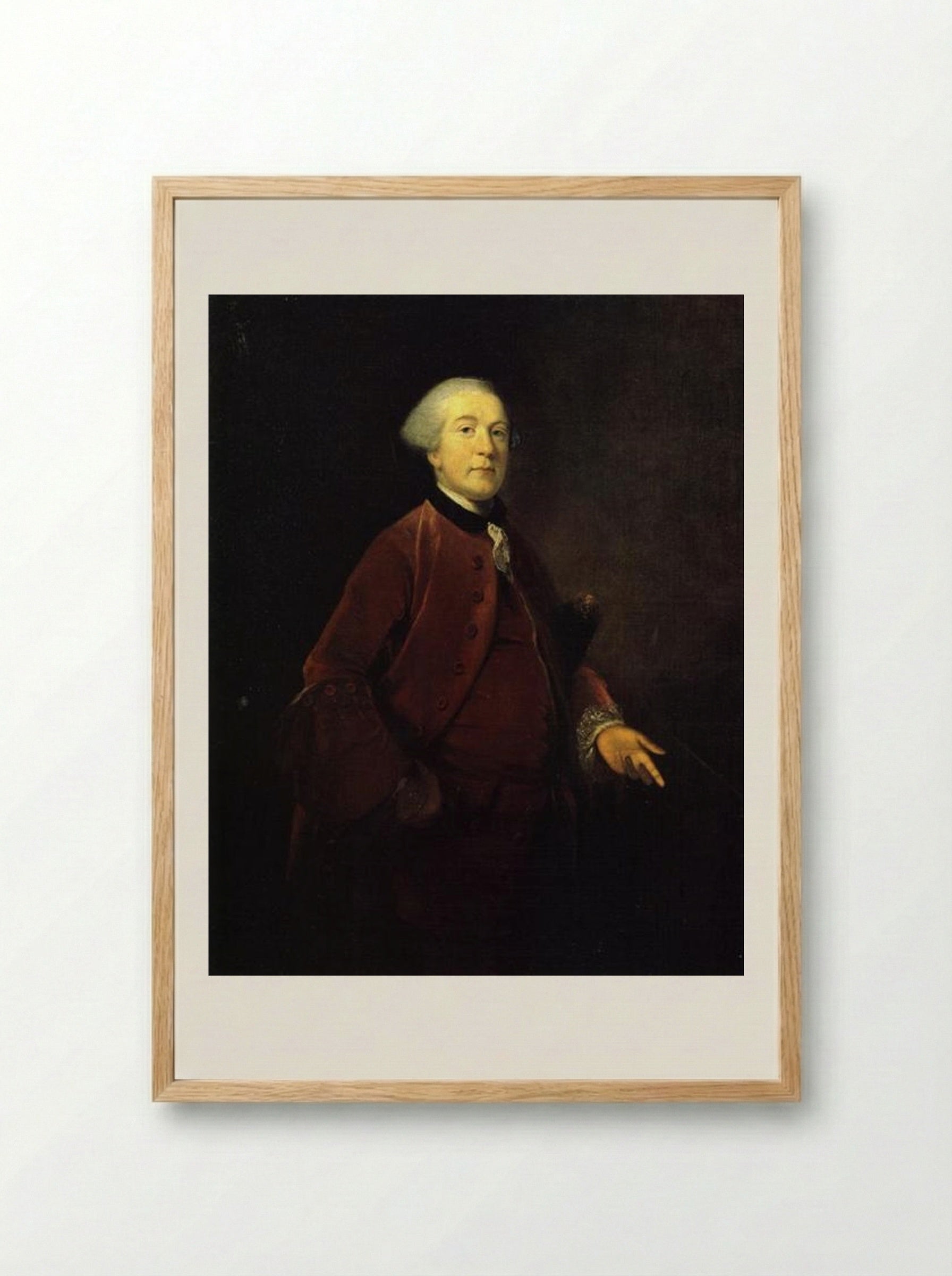 George Ashby - Joshua Reynolds - Framed Print Wood