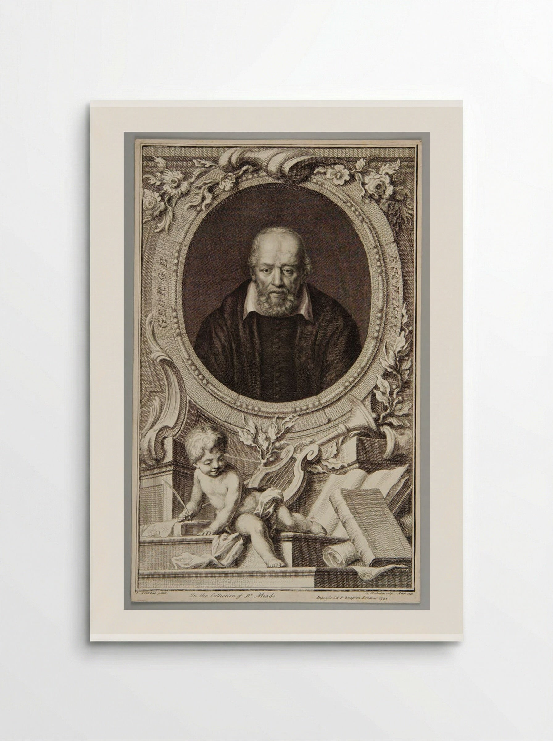 George Buchanan - Jacobus Houbraken - Poster