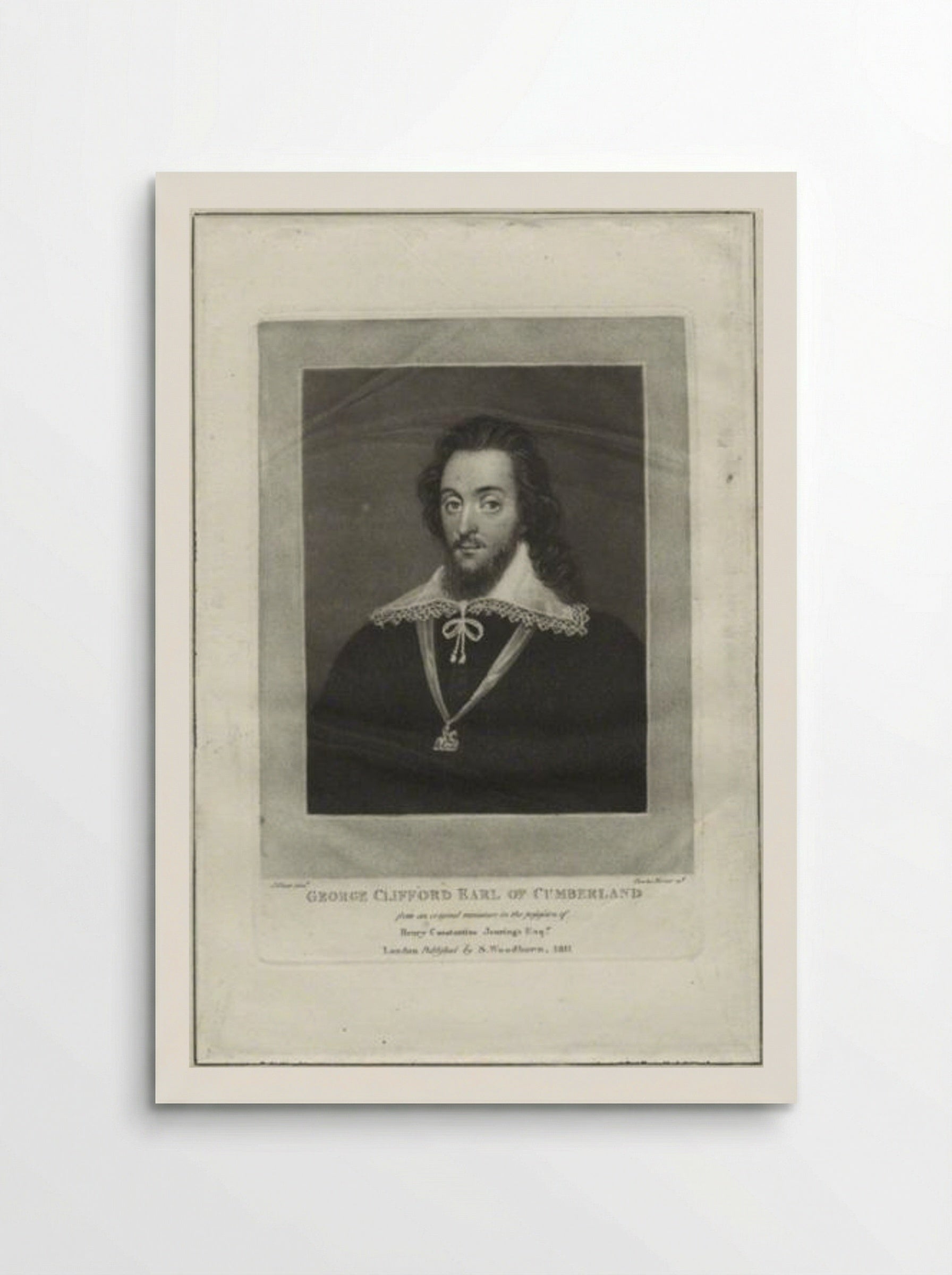 George Clifford, 3rd Earl of Cumberland - Charles Turner - Poster