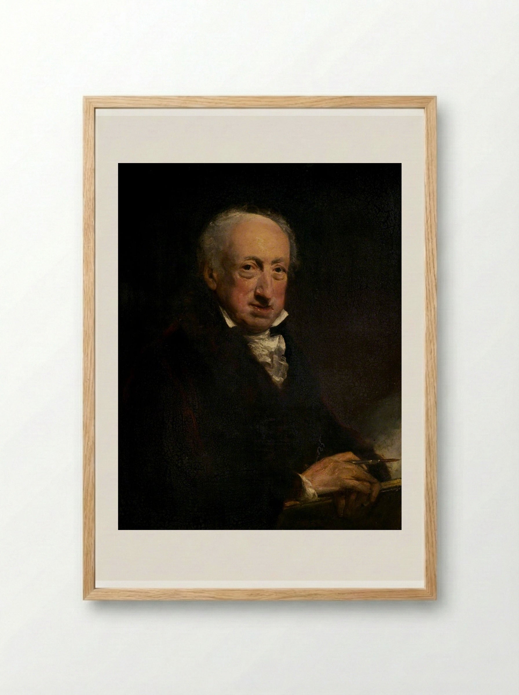 George Dance the Younger - John Jackson - Framed Print Wood