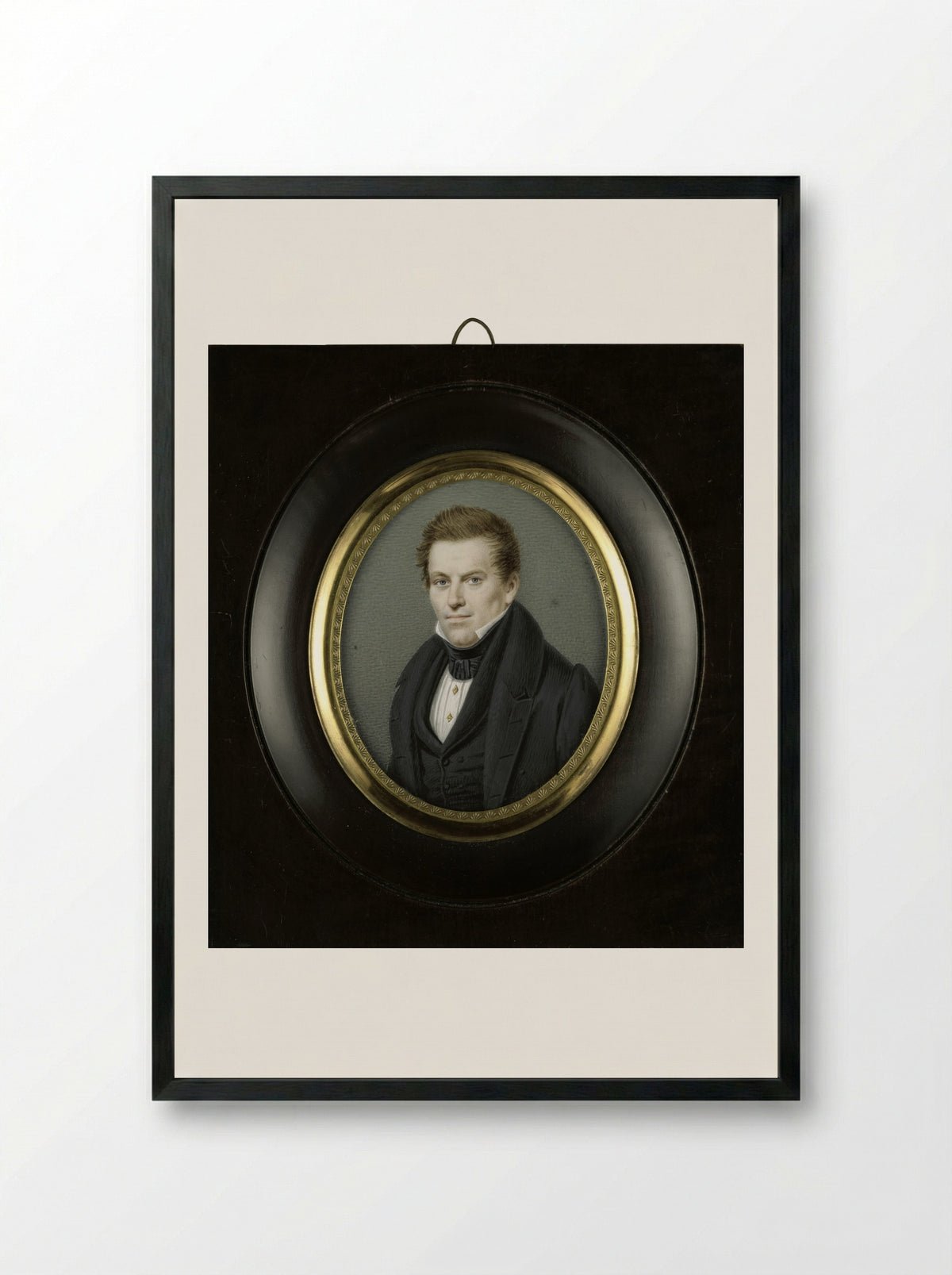 George Frederik Diederichs - Willem Grebner - Framed Print Black