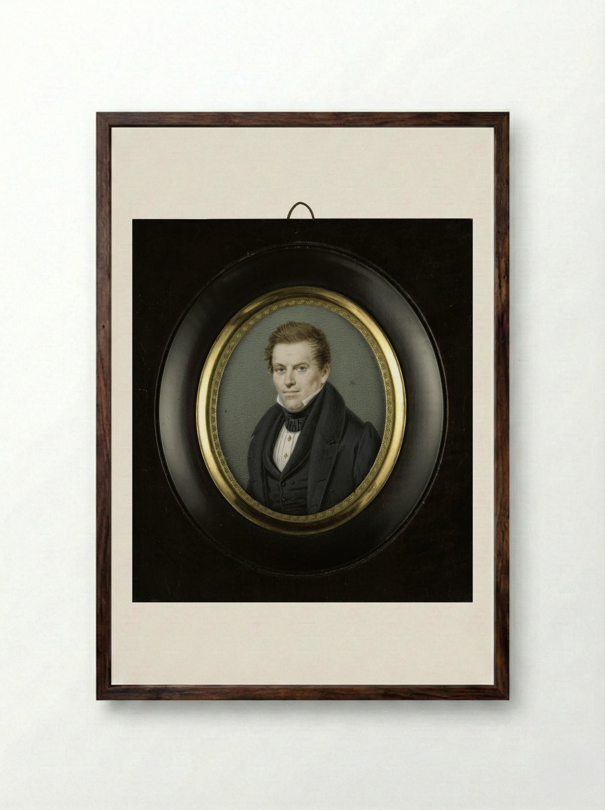 George Frederik Diederichs - Willem Grebner - Framed Print Dark Wood