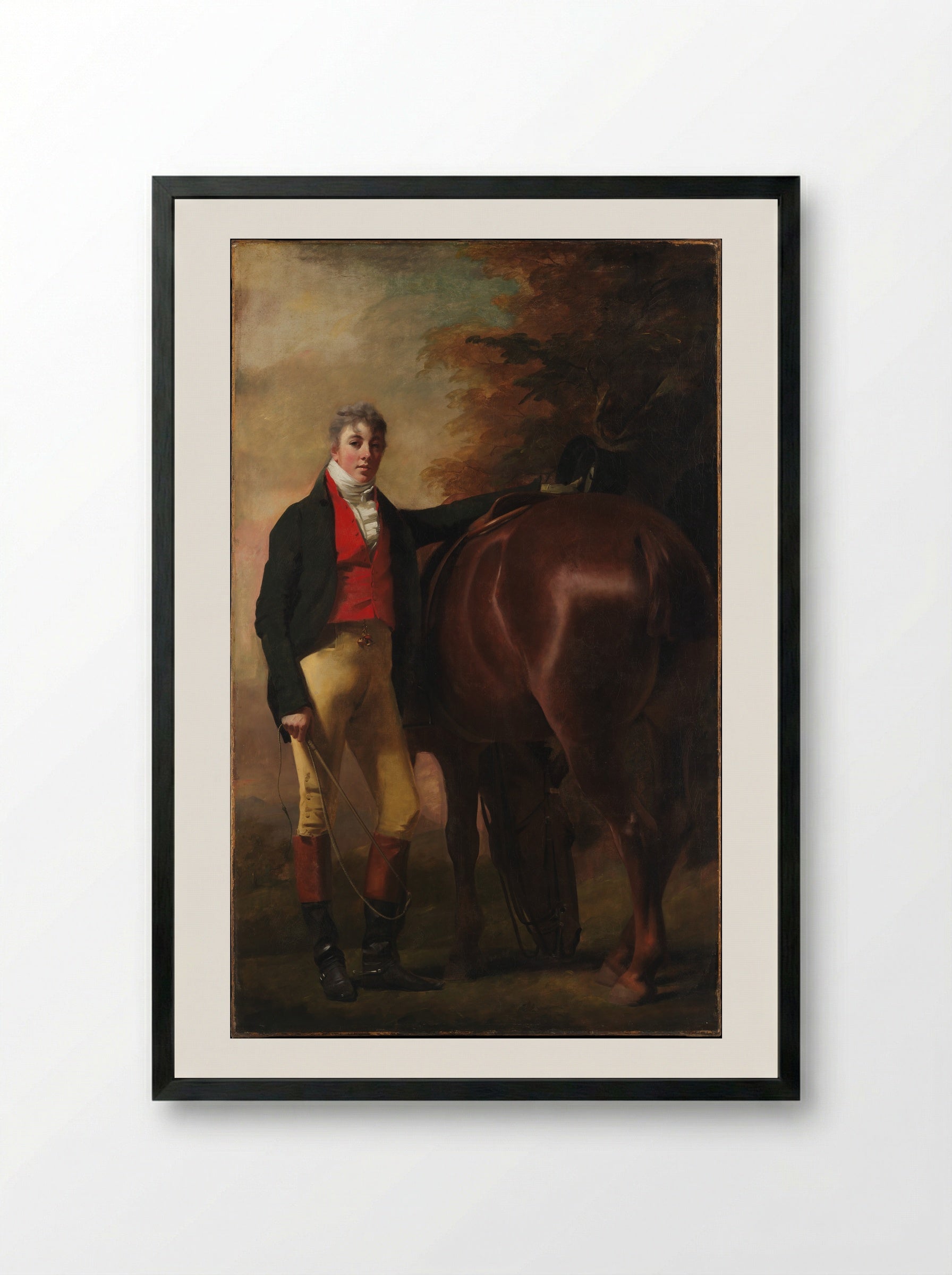 George Harley Drummond - Sir Henry Raeburn - Framed Print Black