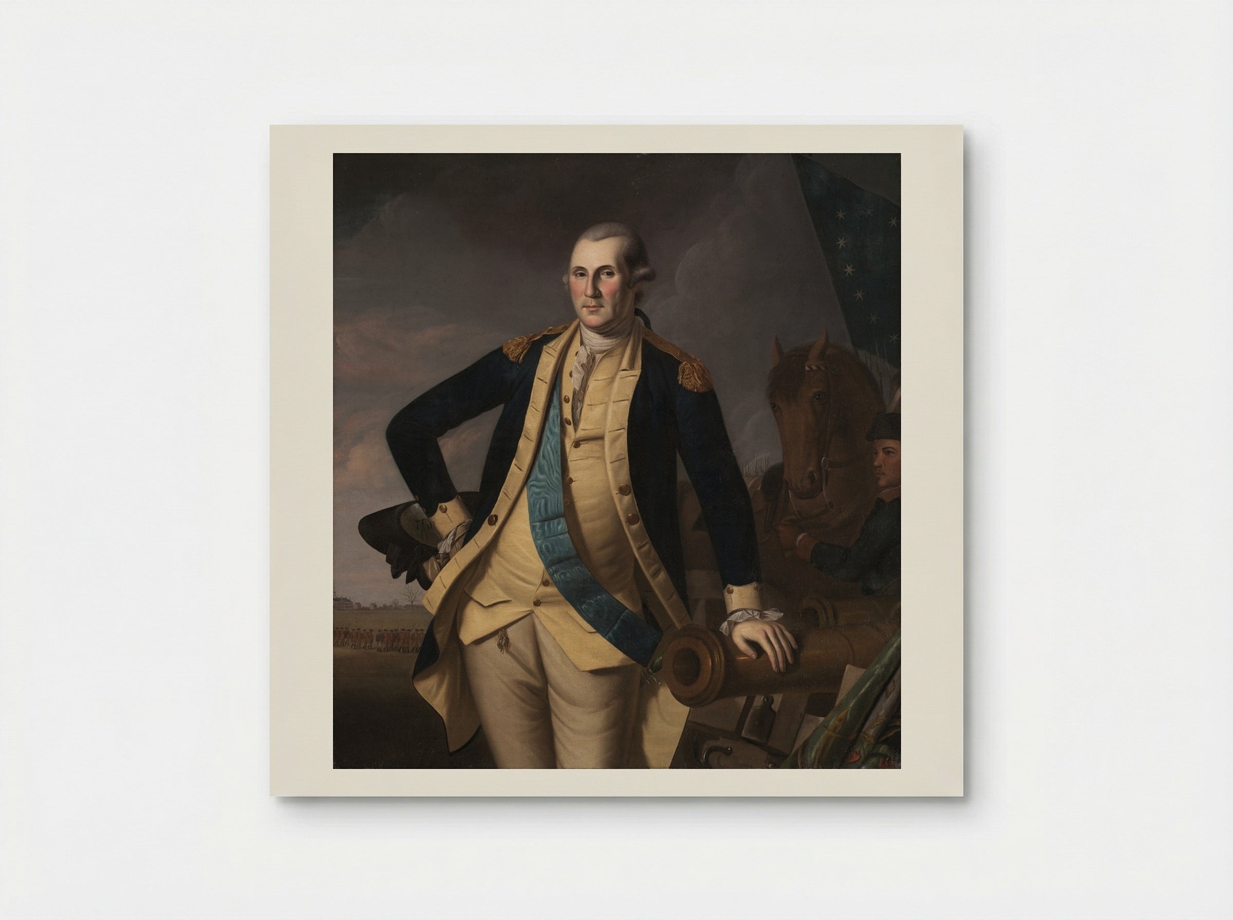 George Washington at Princeton - Charles Willson Peale - Poster