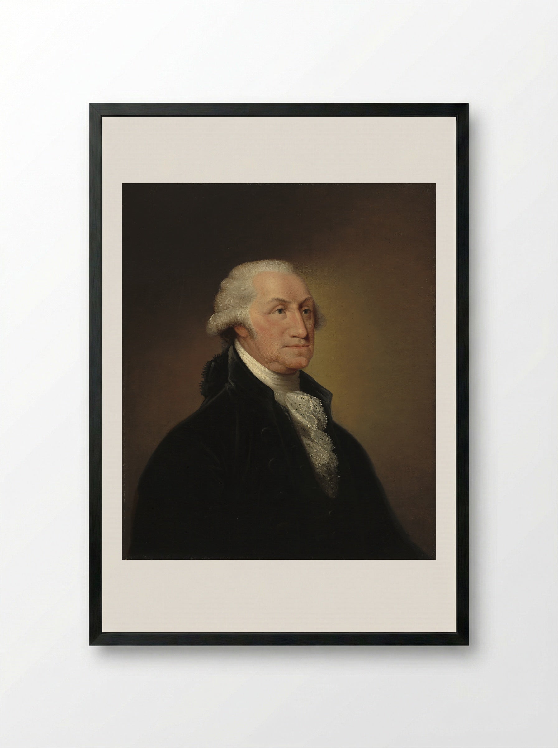 George Washington - Edward Savage - Framed Print Black