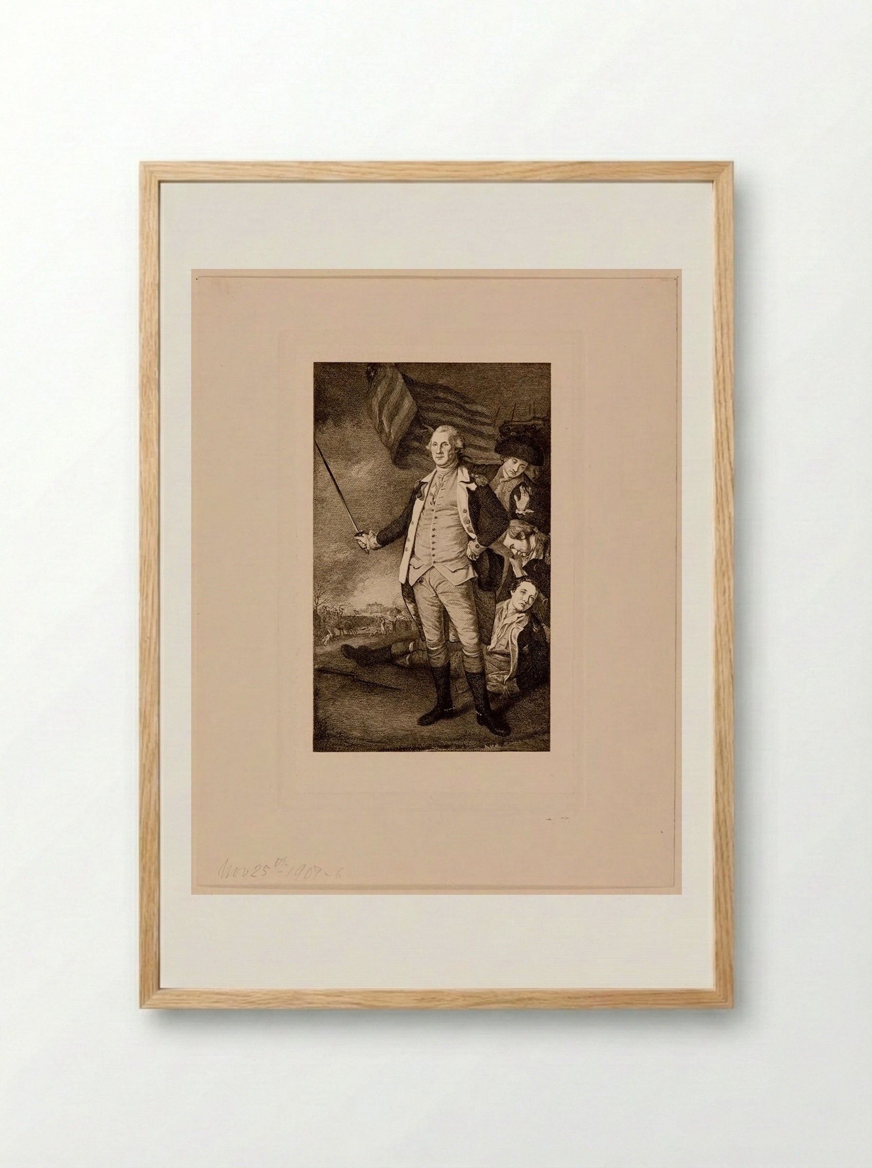 George Washington - Sidney L. Smith - Framed Print Wood