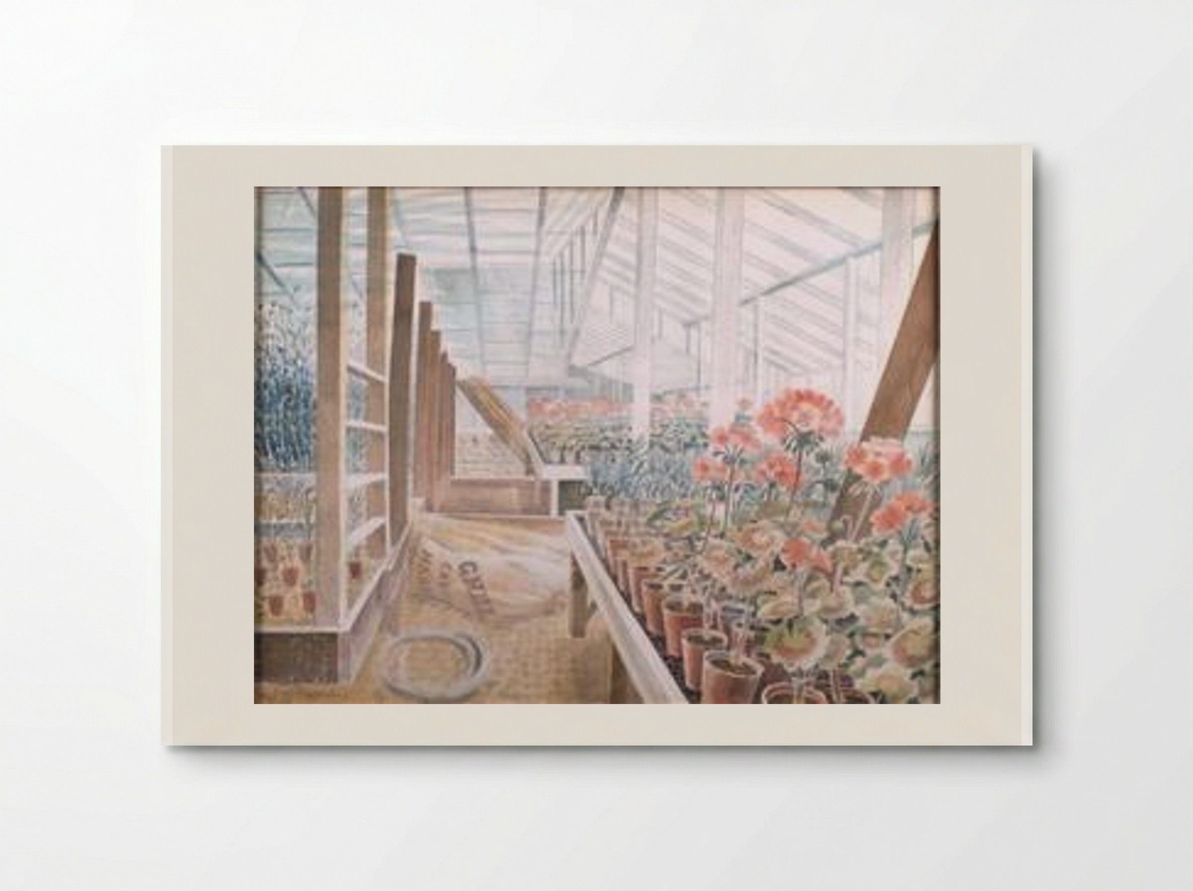 Geraniums and Carnations - Eric Ravilious - Poster