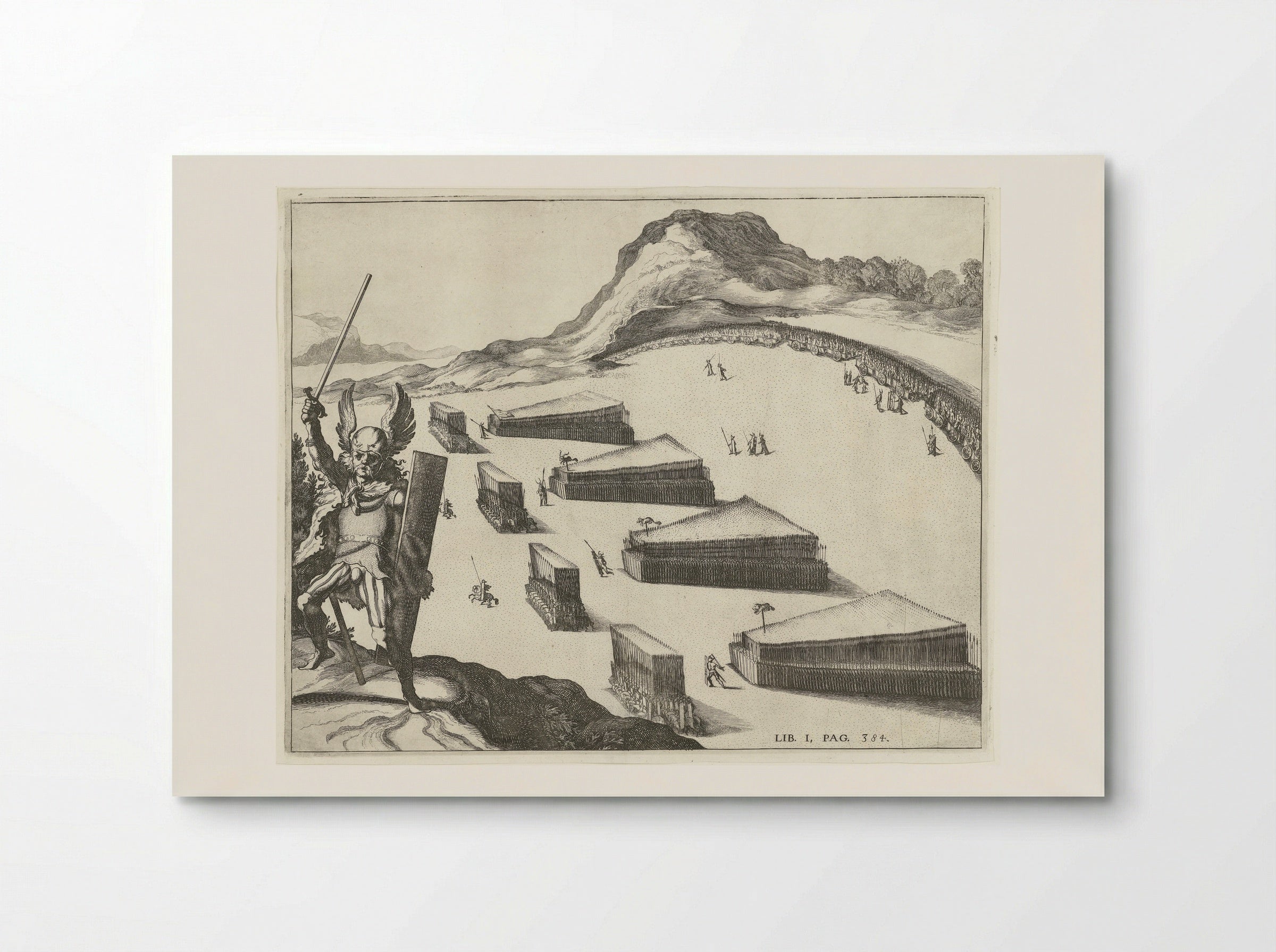 Germaanse legertroepen - Simon Frisius - Poster