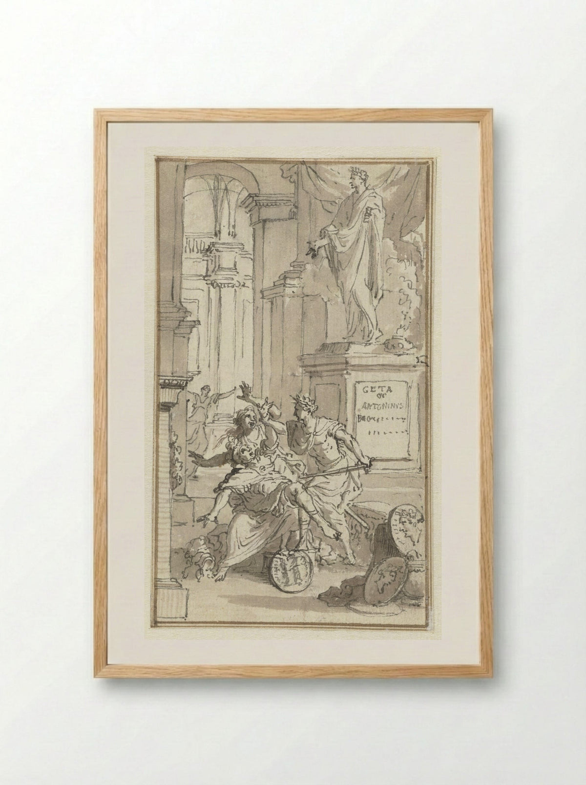 Geta of Antoninus - Jan Goeree - Framed Print Wood