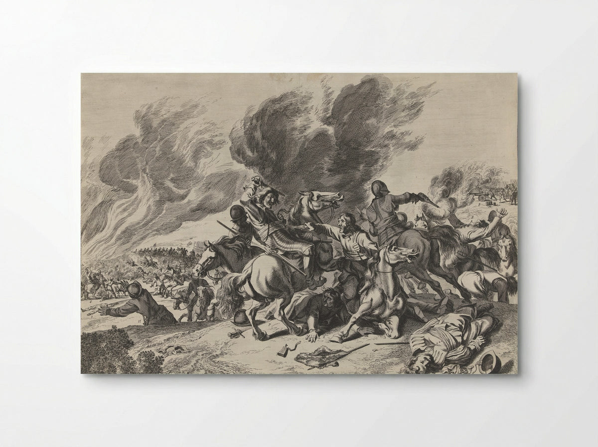 Gevecht bij Lens - Pieter Nolpe - Poster