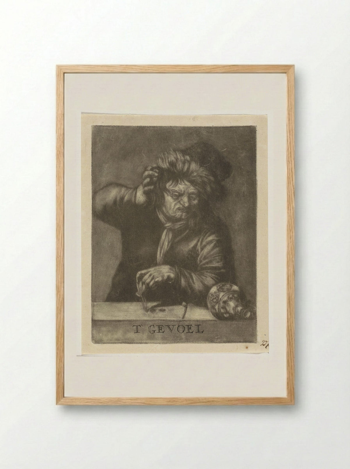 Gevoel (Sense of Touch) - Pieter Pickaert - Framed Print Wood