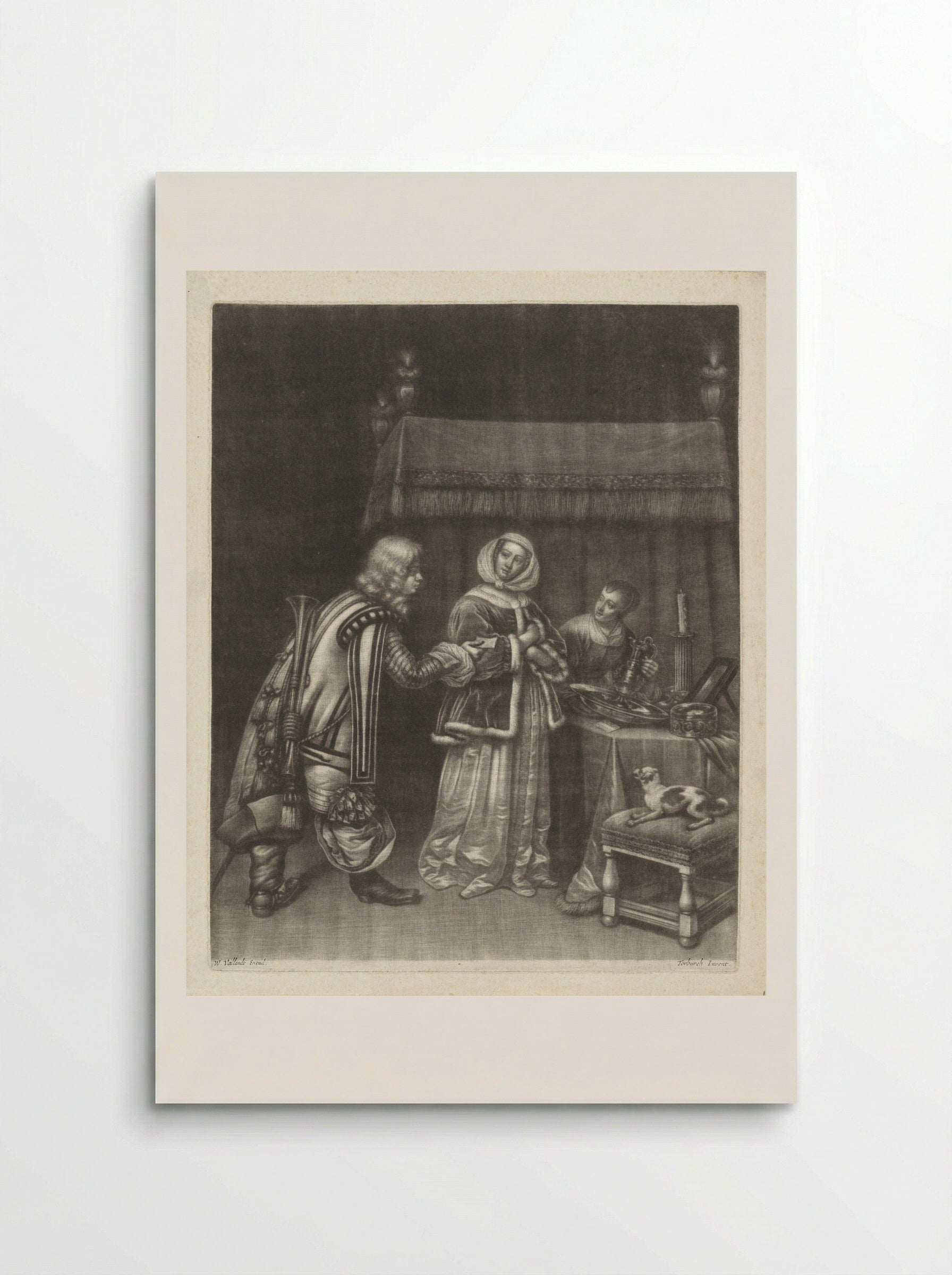 Geweigerde brief (The Rejected Letter) - Wallerant Vaillant - Poster