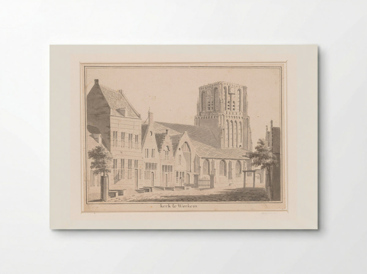 Gezicht in Woudrichem - Cornelis Pronk - Poster