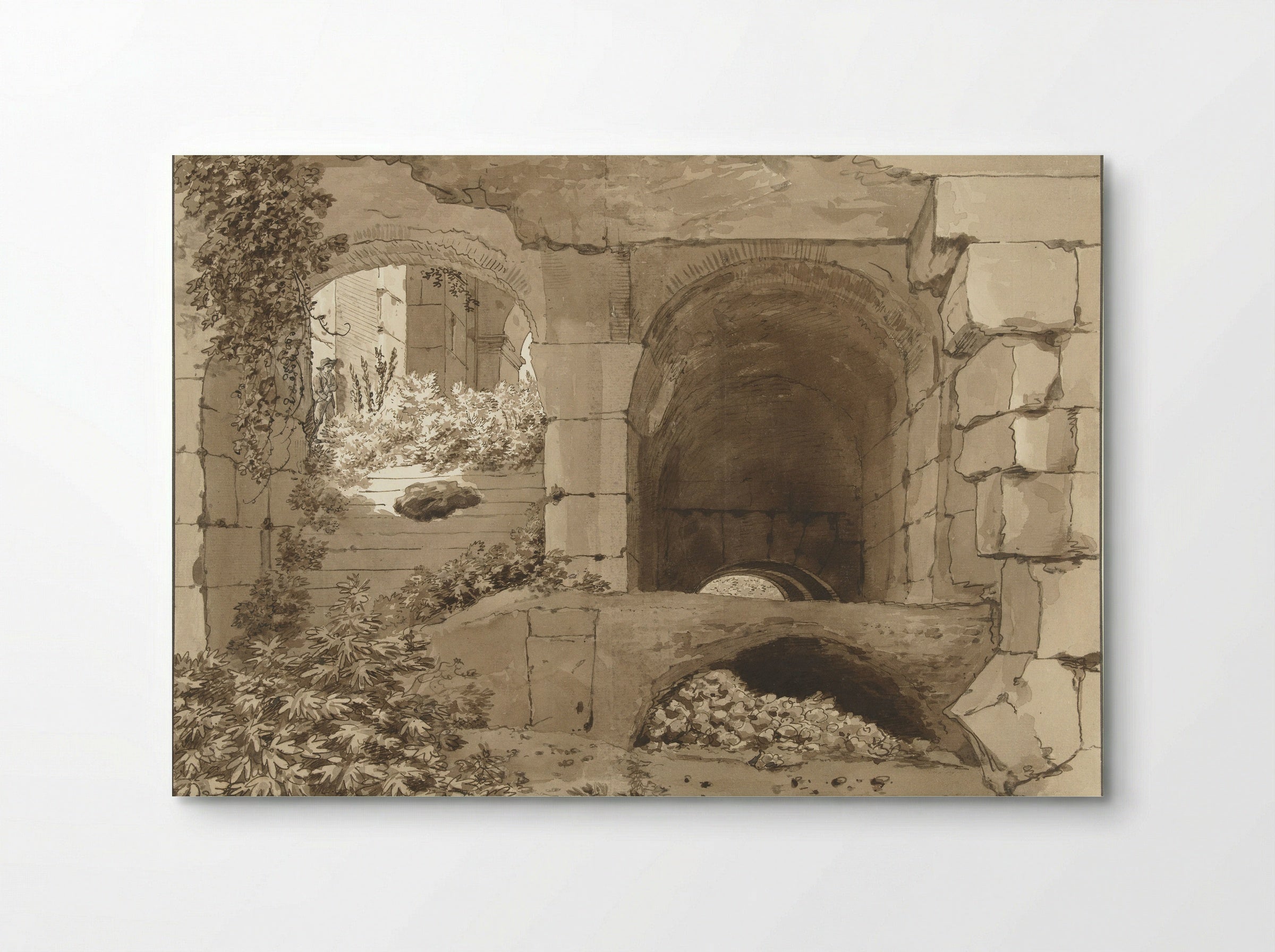 Gezicht in het Colosseum - Jean Grandjean - Poster