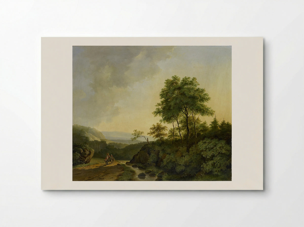 Gezicht in het Harzgebergte - Cornelis François Roos - Poster