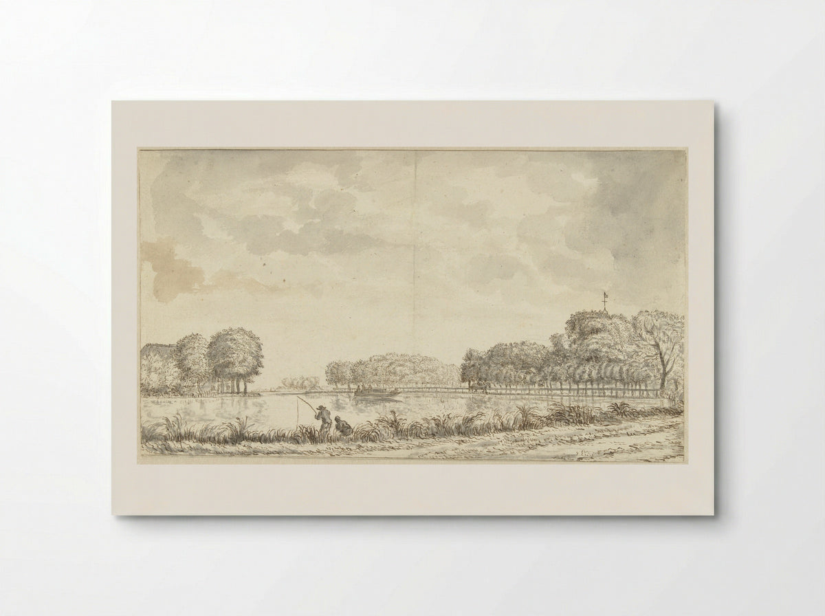 Gezicht langs de Amstel - Jan Gabrielsz. Sonjé - Poster