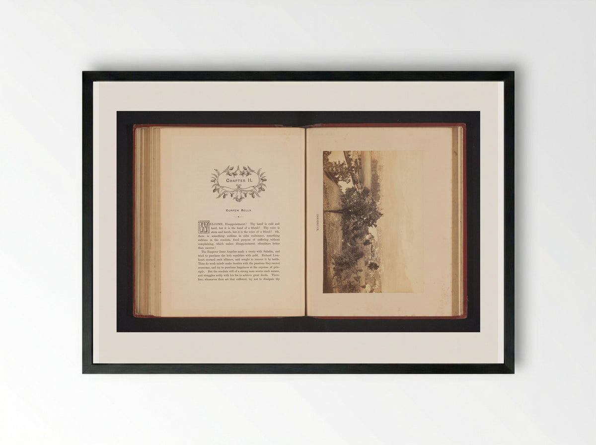 Gezicht op Innsbruck - Francis Frith - Framed Print Black