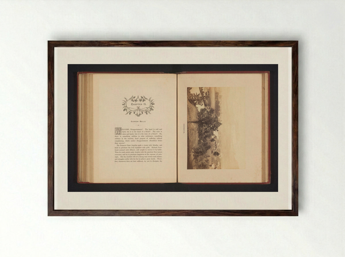 Gezicht op Innsbruck - Francis Frith - Framed Print Dark Wood