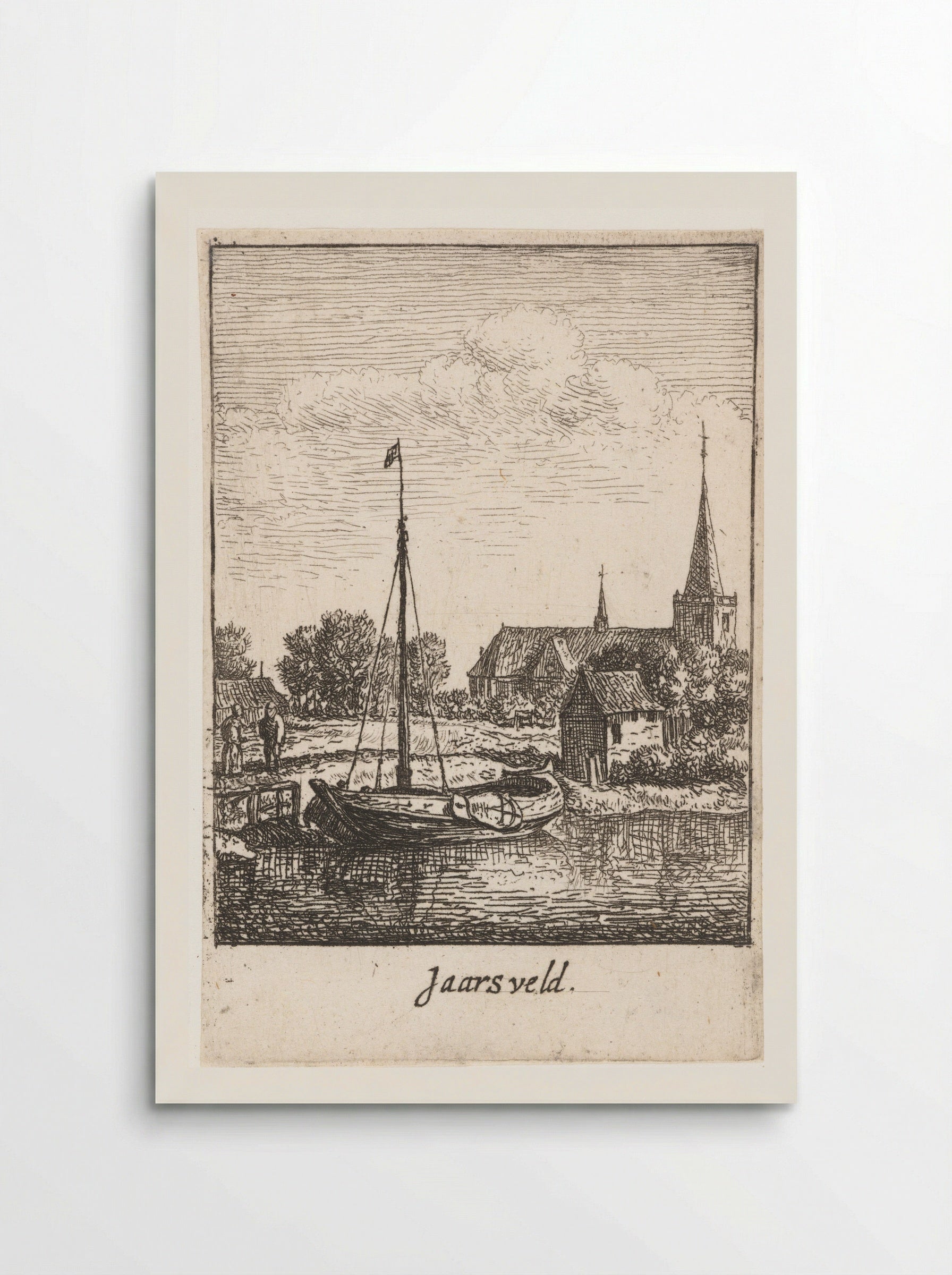 Gezicht op Jaarsveld - Jan van Almeloveen - Poster