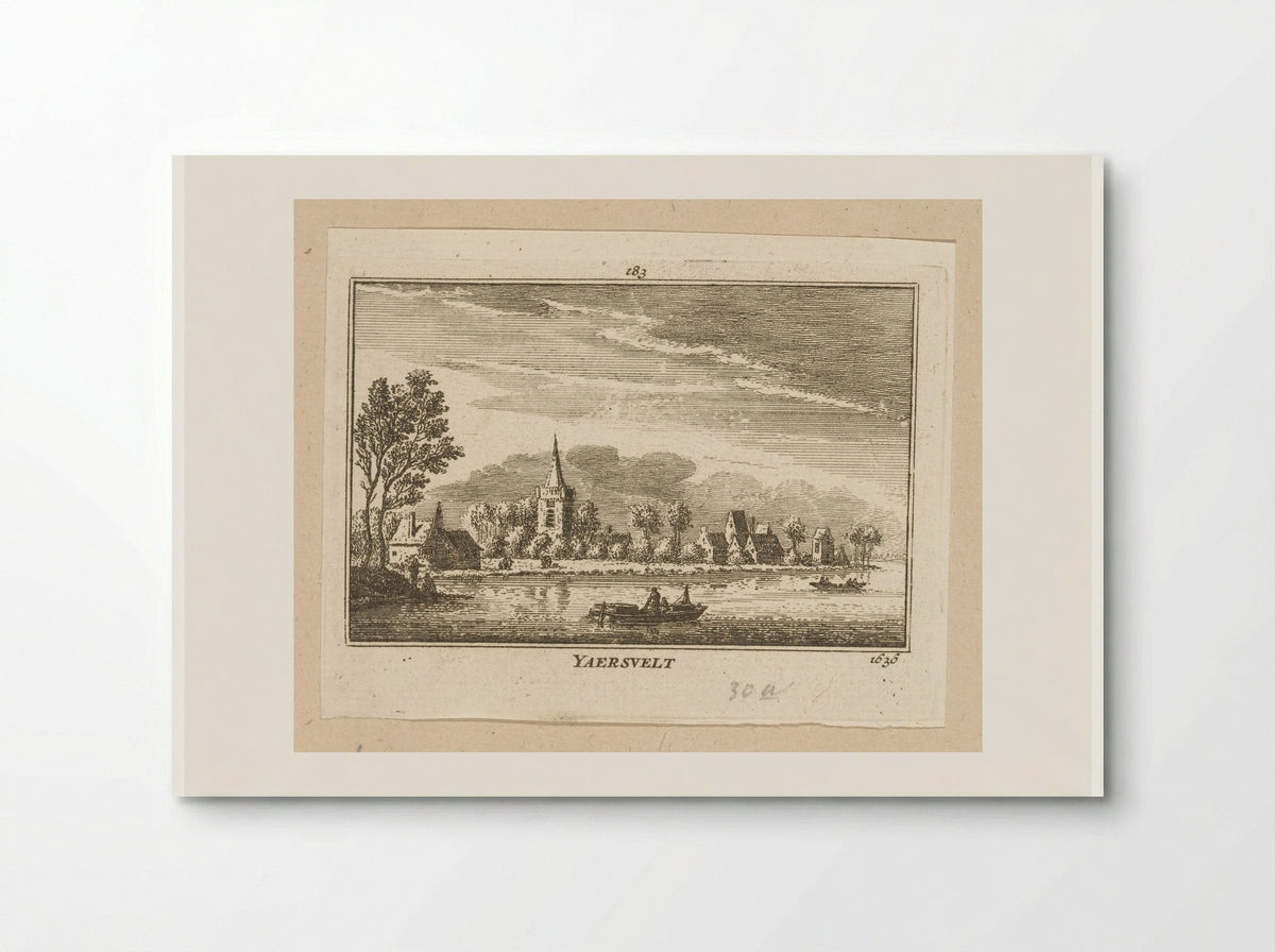 Gezicht op Jaarsveld - Abraham Rademaker - Poster