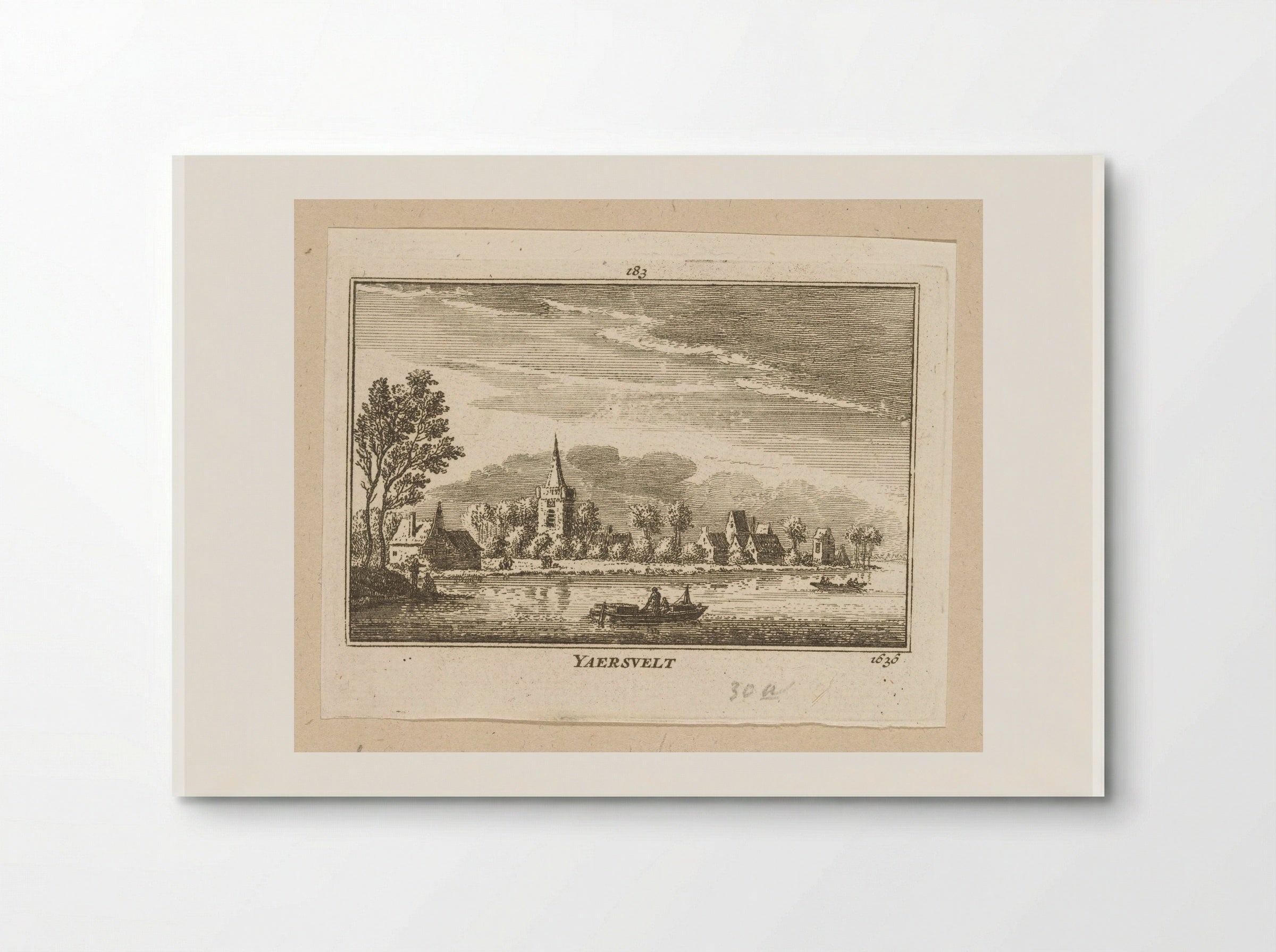 Gezicht op Jaarsveld - Abraham Rademaker - Poster