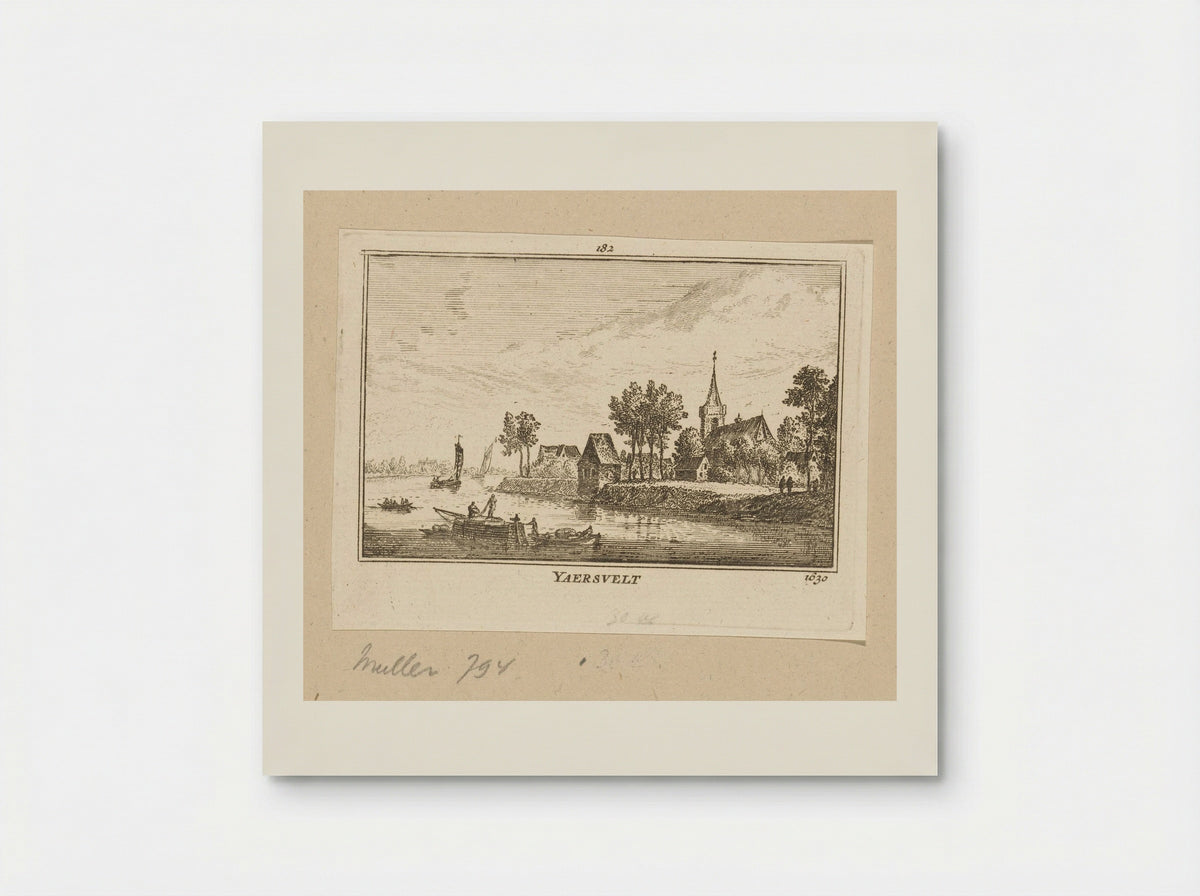 Gezicht op Jaarsveld - Abraham Rademaker - Poster