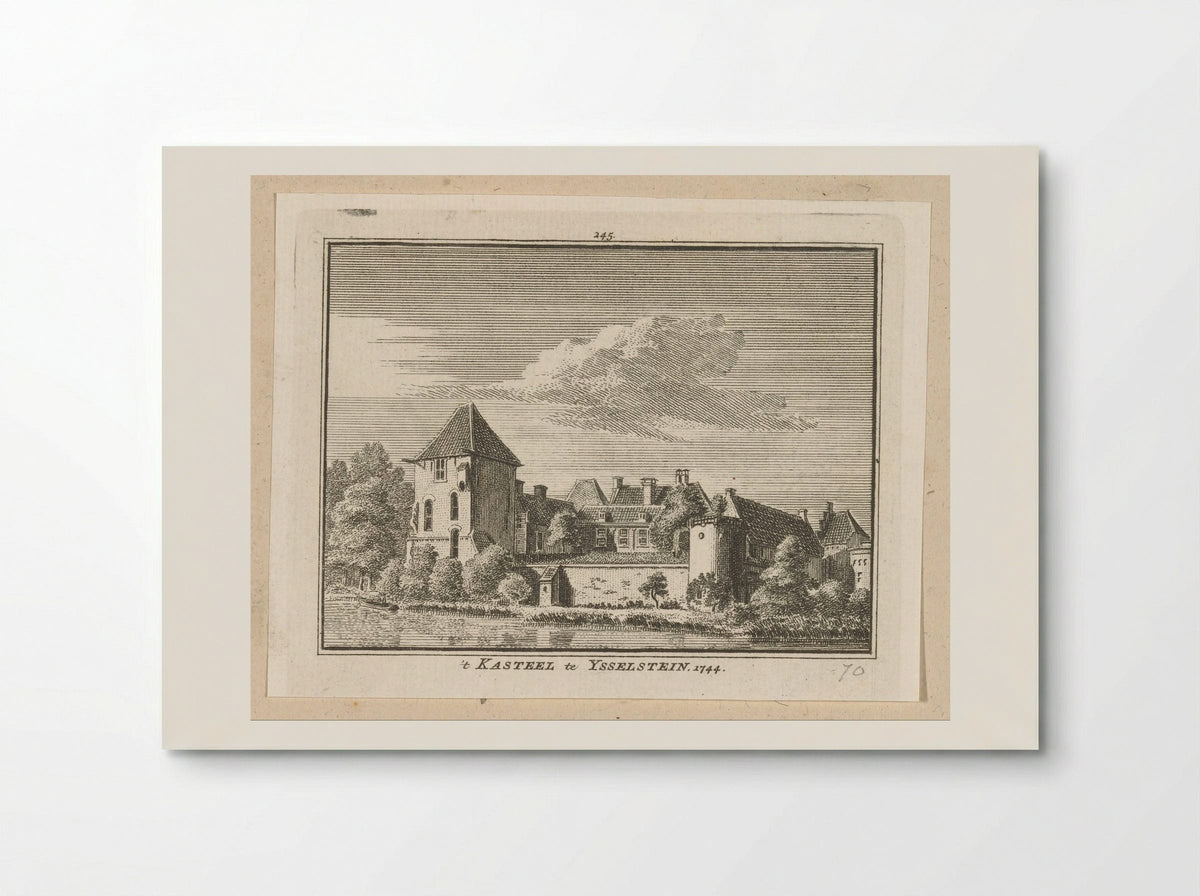 Gezicht op Kasteel IJsselstein - Hendrik Spilman - Poster