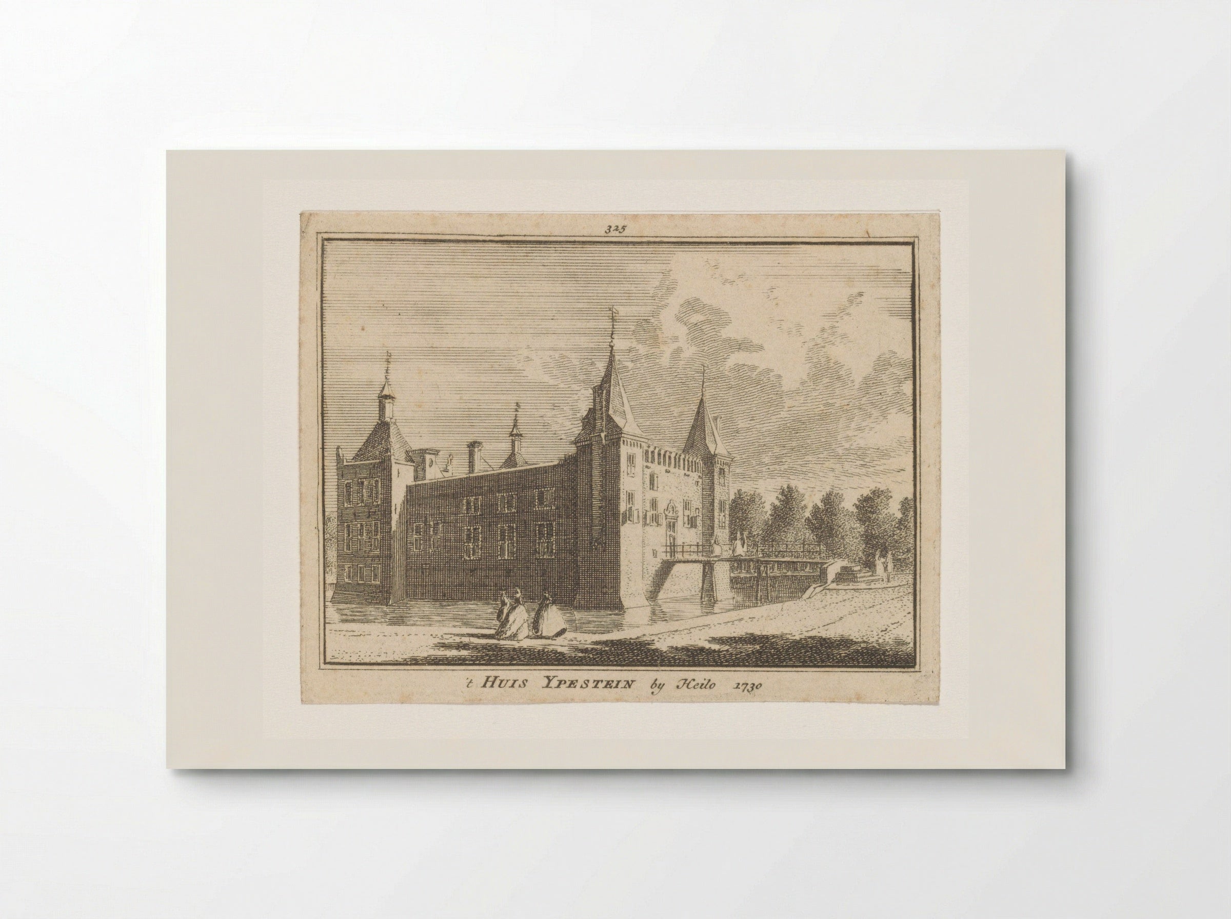 Gezicht op Kasteel Ypestein - Hendrik Spilman - Poster