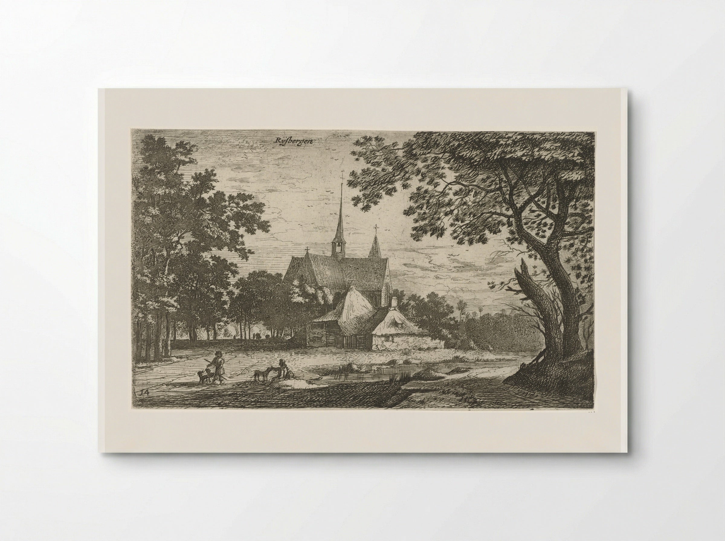 Gezicht op Rijsbergen - Roelant Roghman - Poster