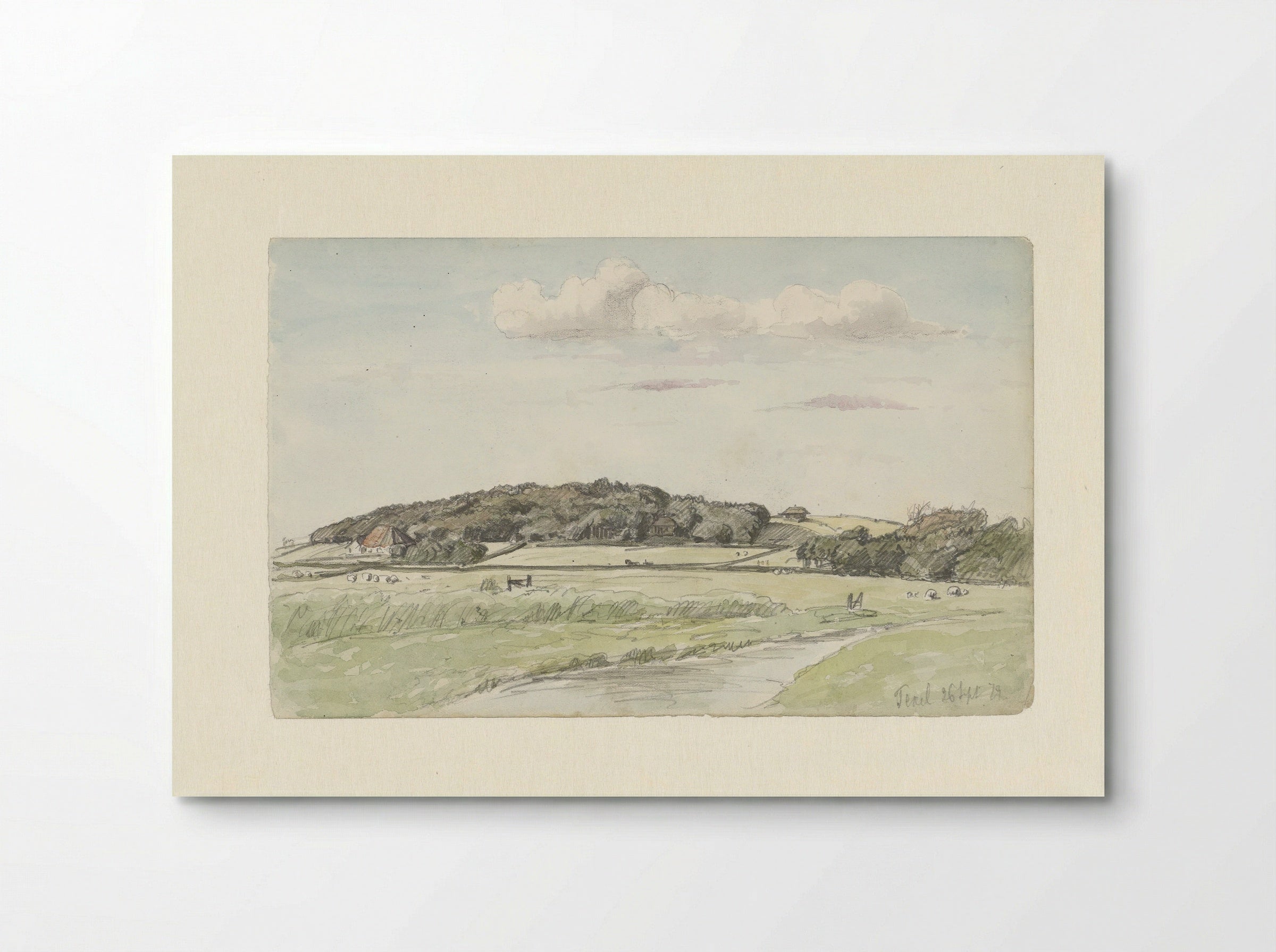 Gezicht op Texel - Jan Hoynck van Papendrecht - Poster