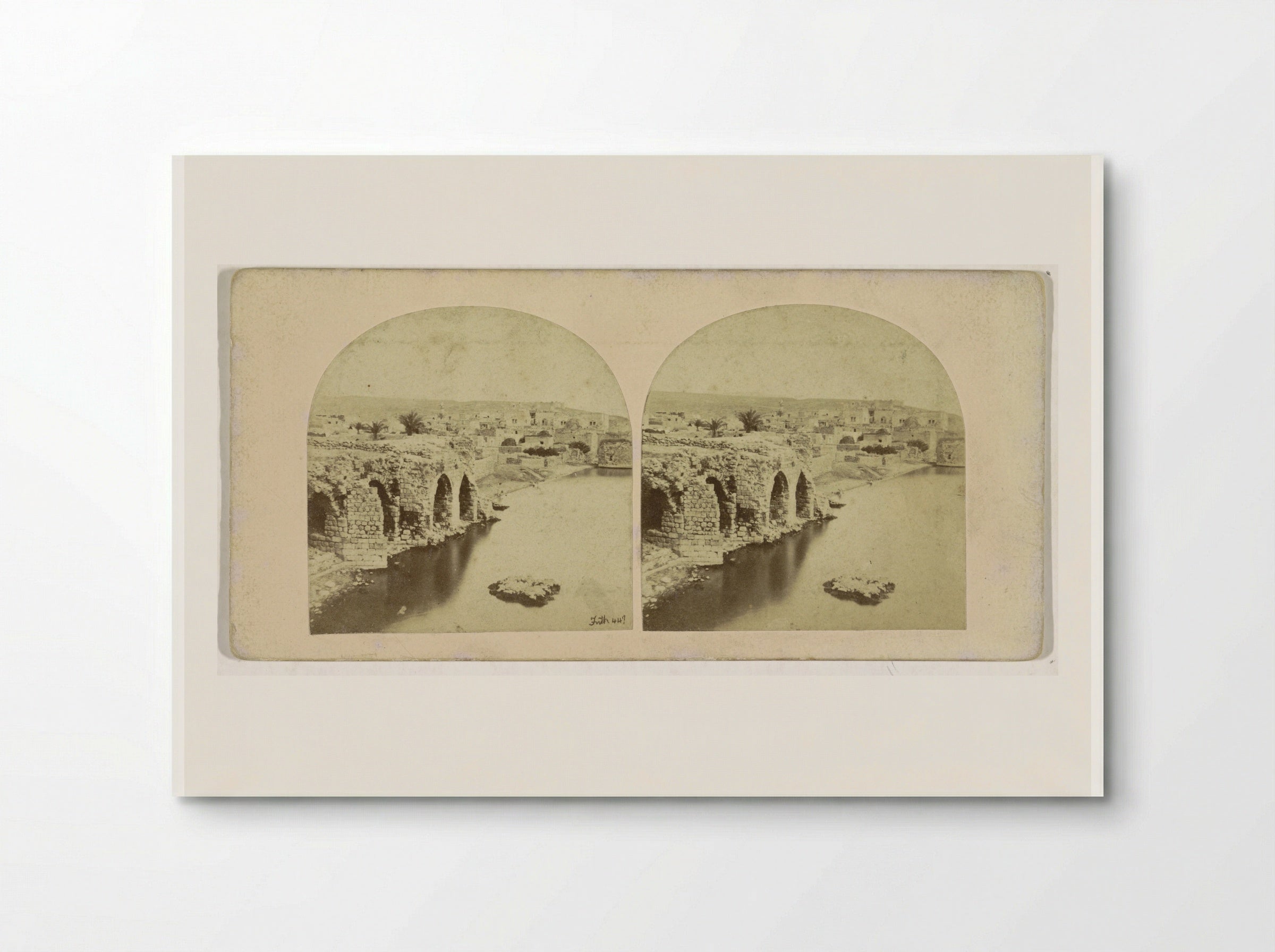 Gezicht op Tiberias - Francis Frith - Poster