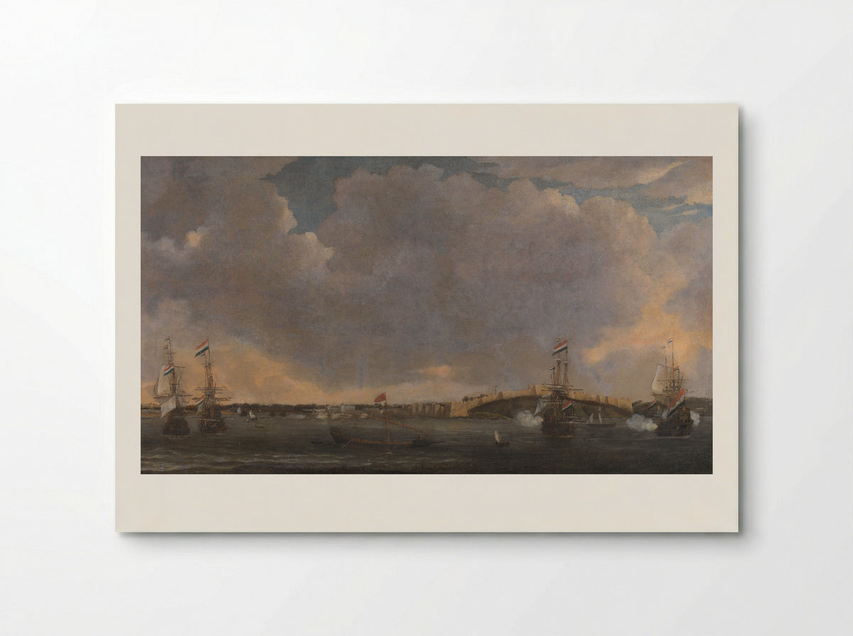 Gezicht op Tripolis - Admiraliteit van Amsterdam - Poster