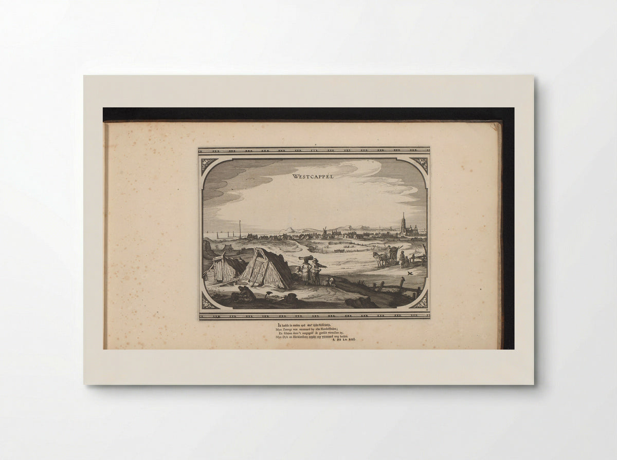 Gezicht op Westkapelle - Pieter Hendricksz. Schut - Poster