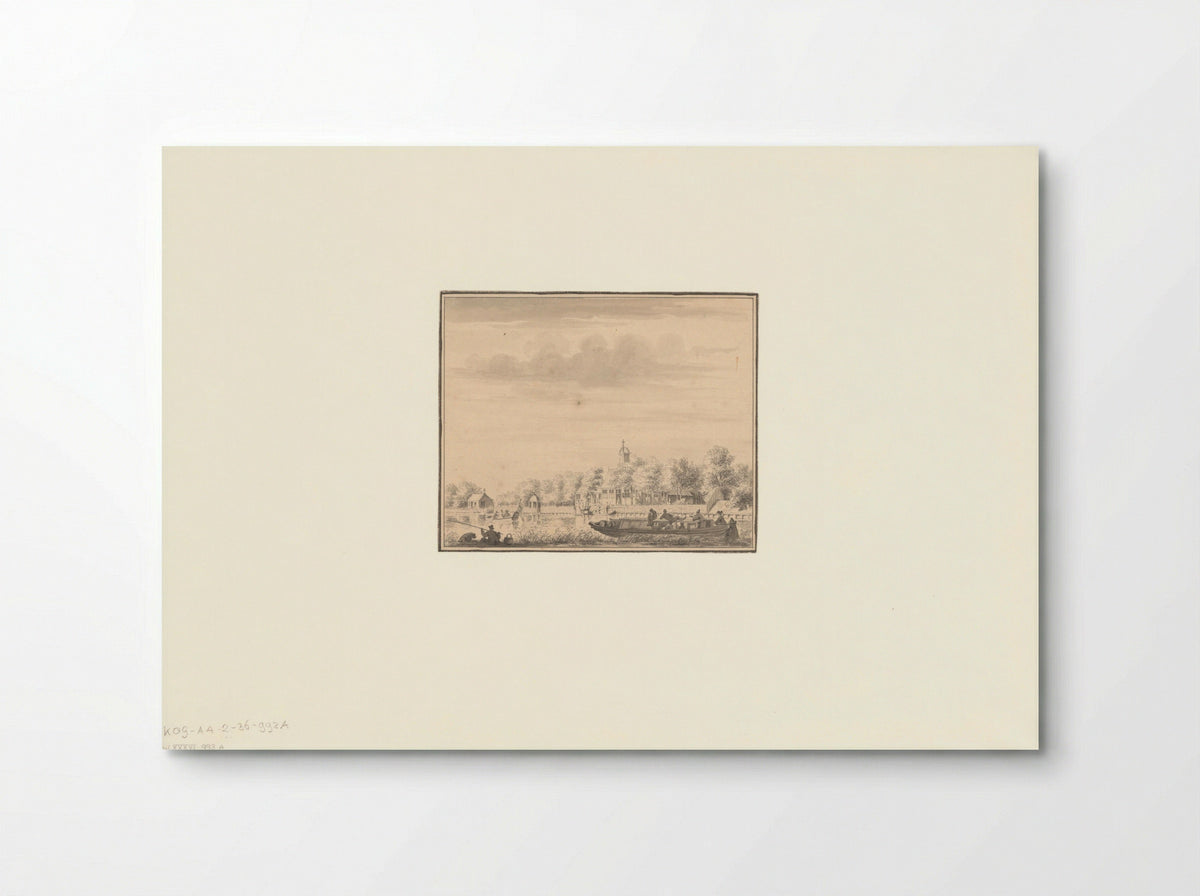 Gezicht op de Amstel - Cornelis Pronk - Poster