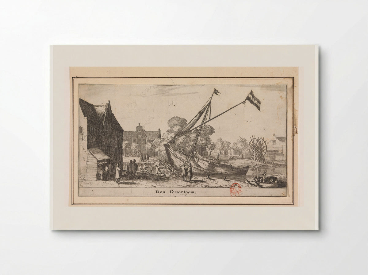 Gezicht op de Overtoom - Reinier Nooms - Poster