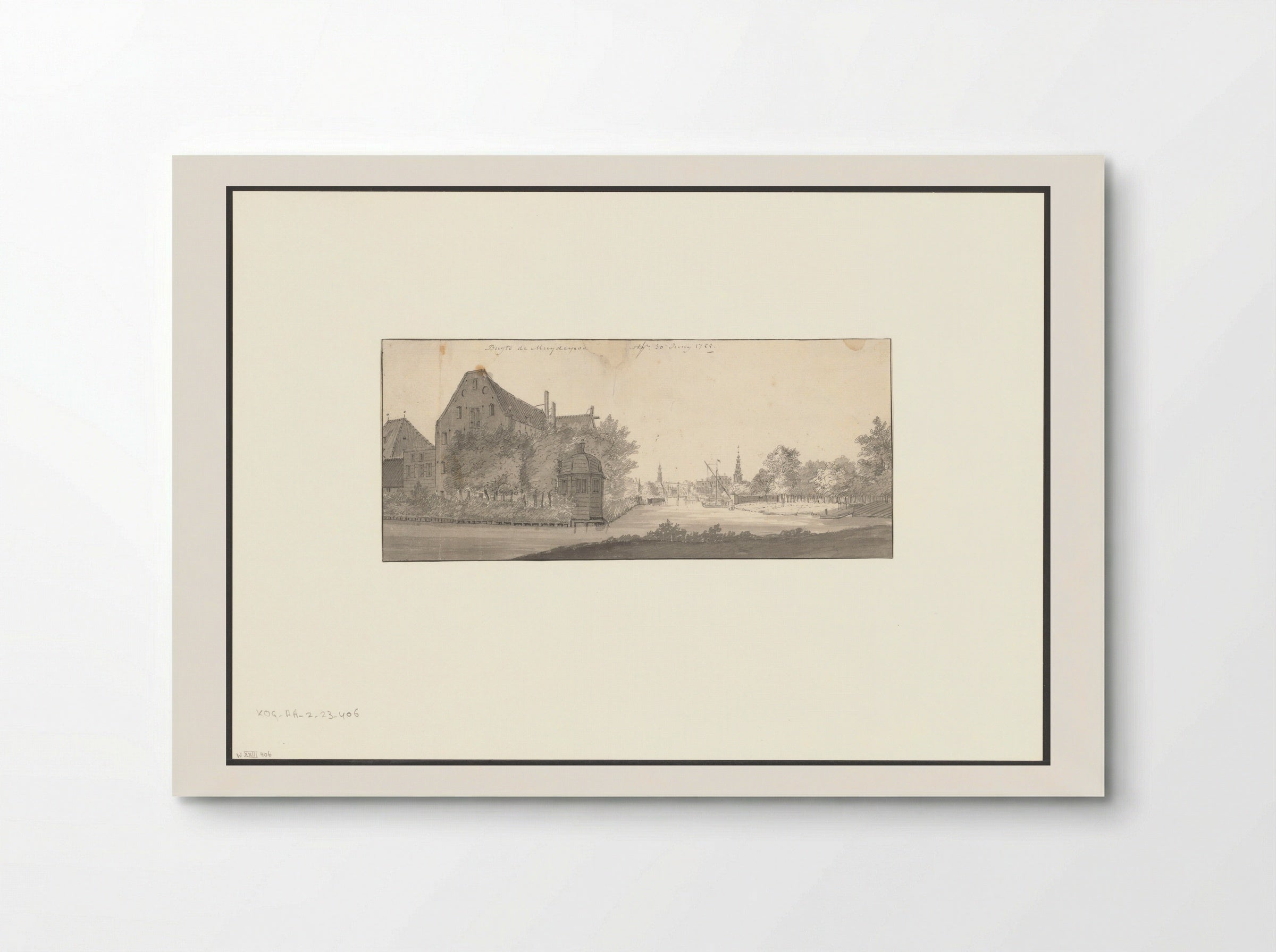 Gezicht op de Plantage Muidergracht - Jan de Beijer - Poster